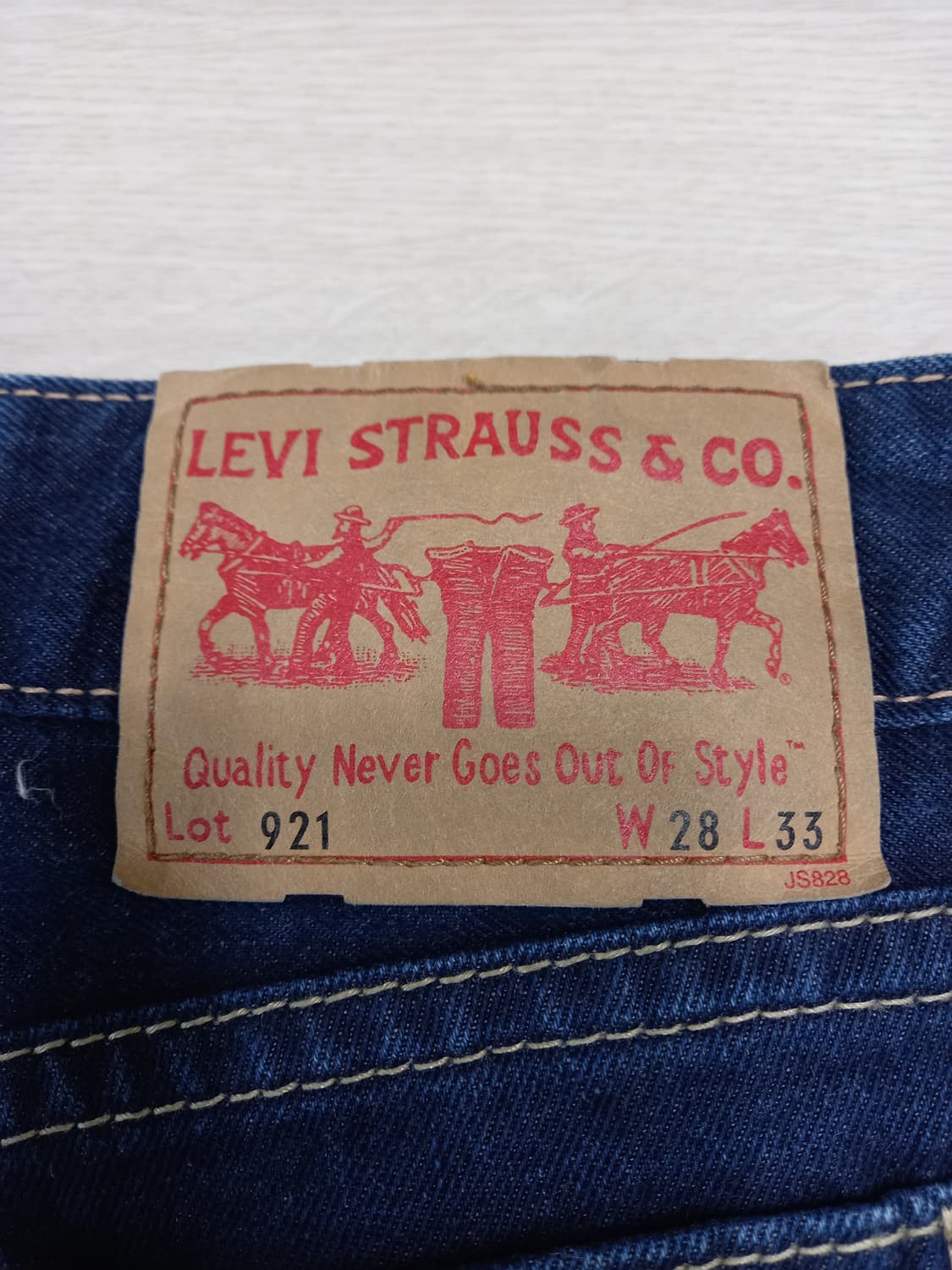 27 03's 리바이스921 일자진 진청 27-617 상품이미지5