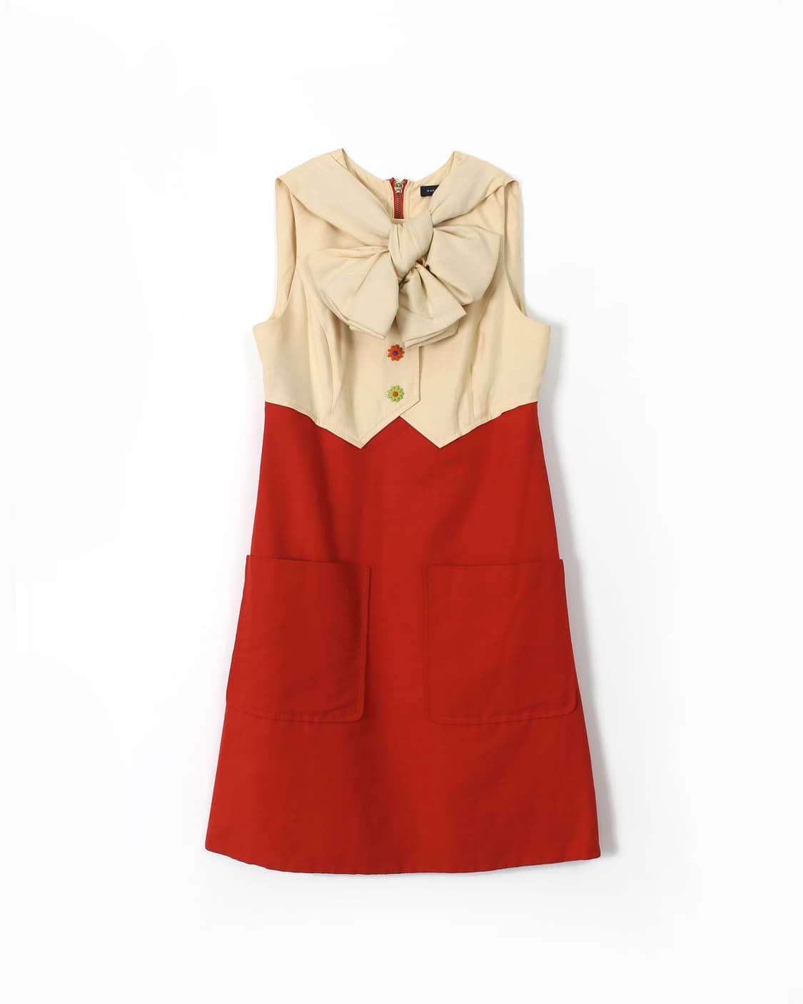 마크제이콥스 리본 배색 나시 원피스 상품이미지1