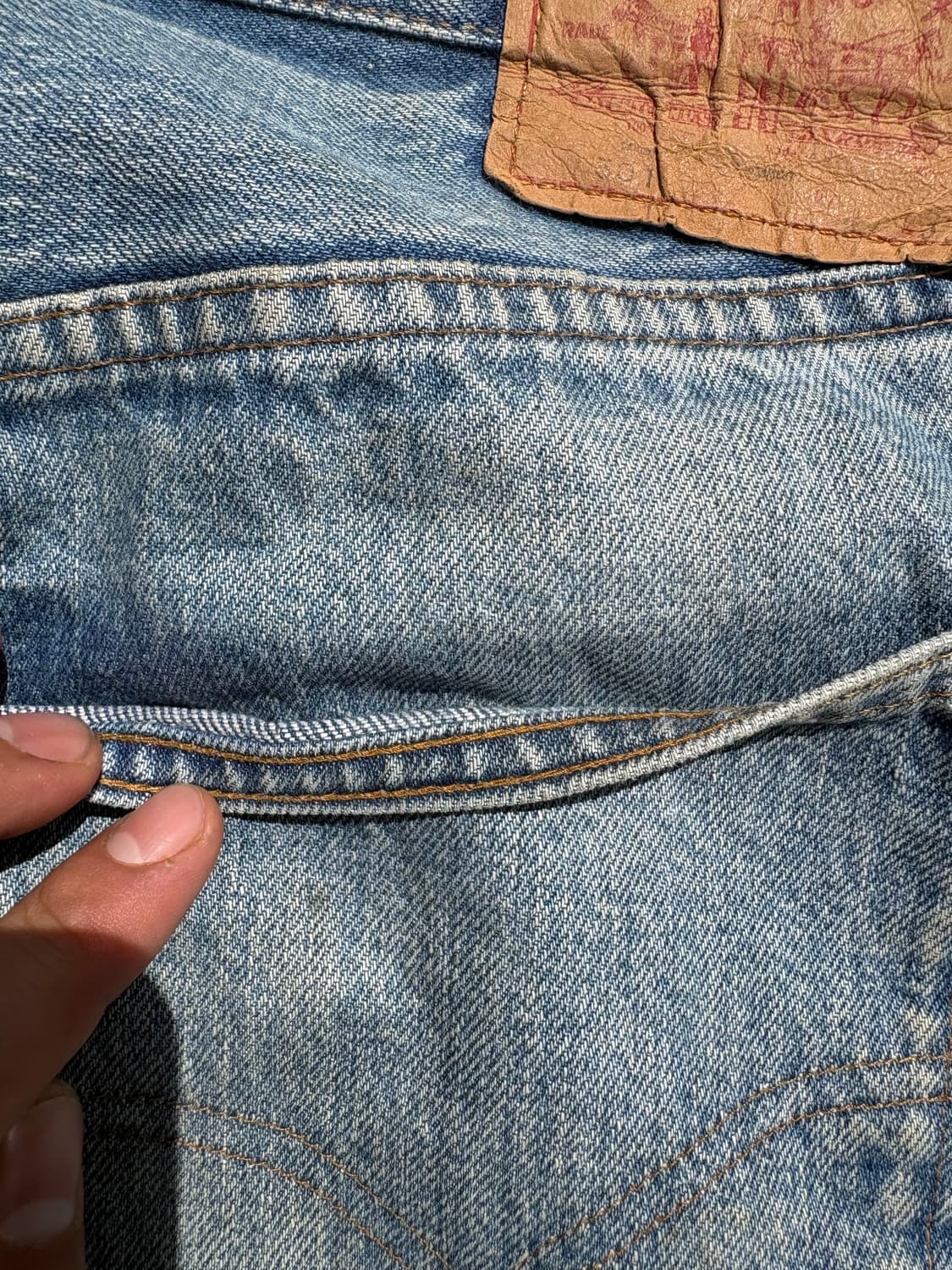 80s 66후기 리바이스 501 데님팬츠 상품이미지10