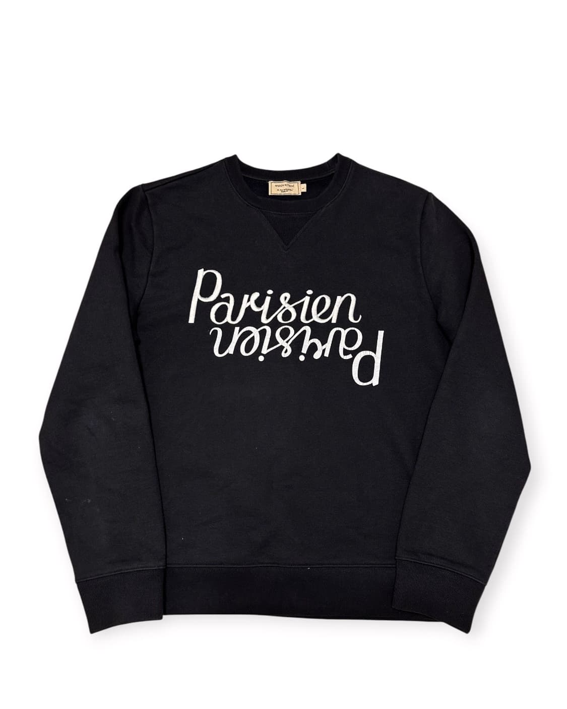 메종키츠네 파리지앵 블랙 맨투맨 상품이미지1