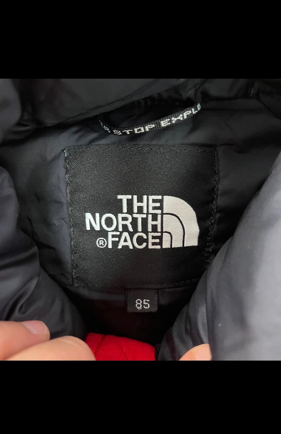 노스페이스 700 패딩 s 레드 상품이미지3