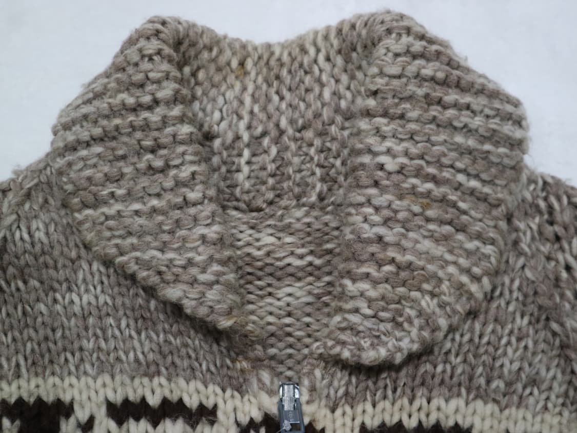 투악 버진울 집업 코위찬 가디건 made in cana 상품이미지2