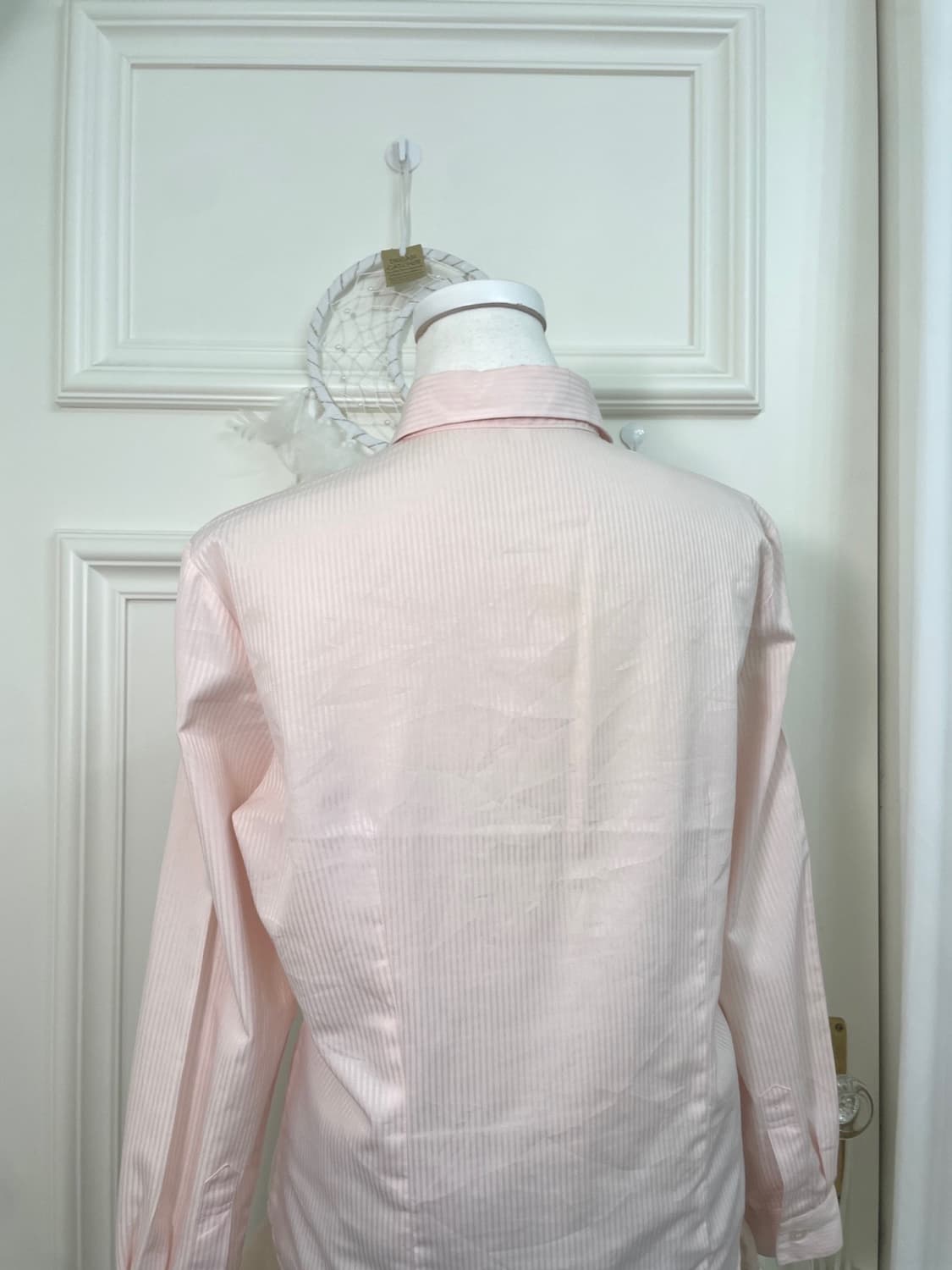sheer pink basic line shirt 상품이미지4