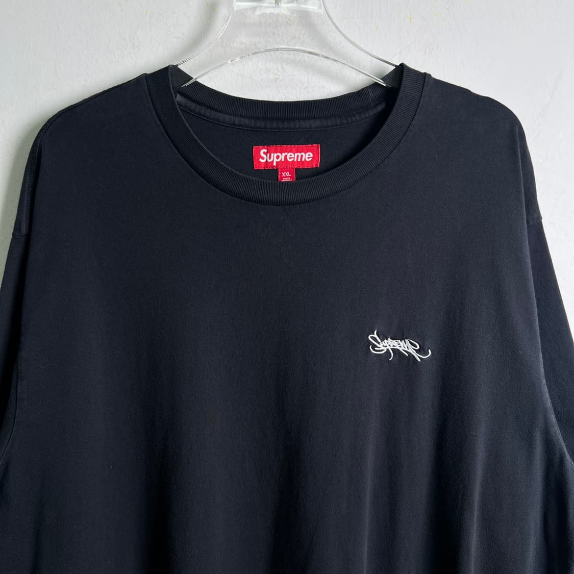 supreme 슈프림 블랙 반팔 티셔츠 2XL 상품이미지4