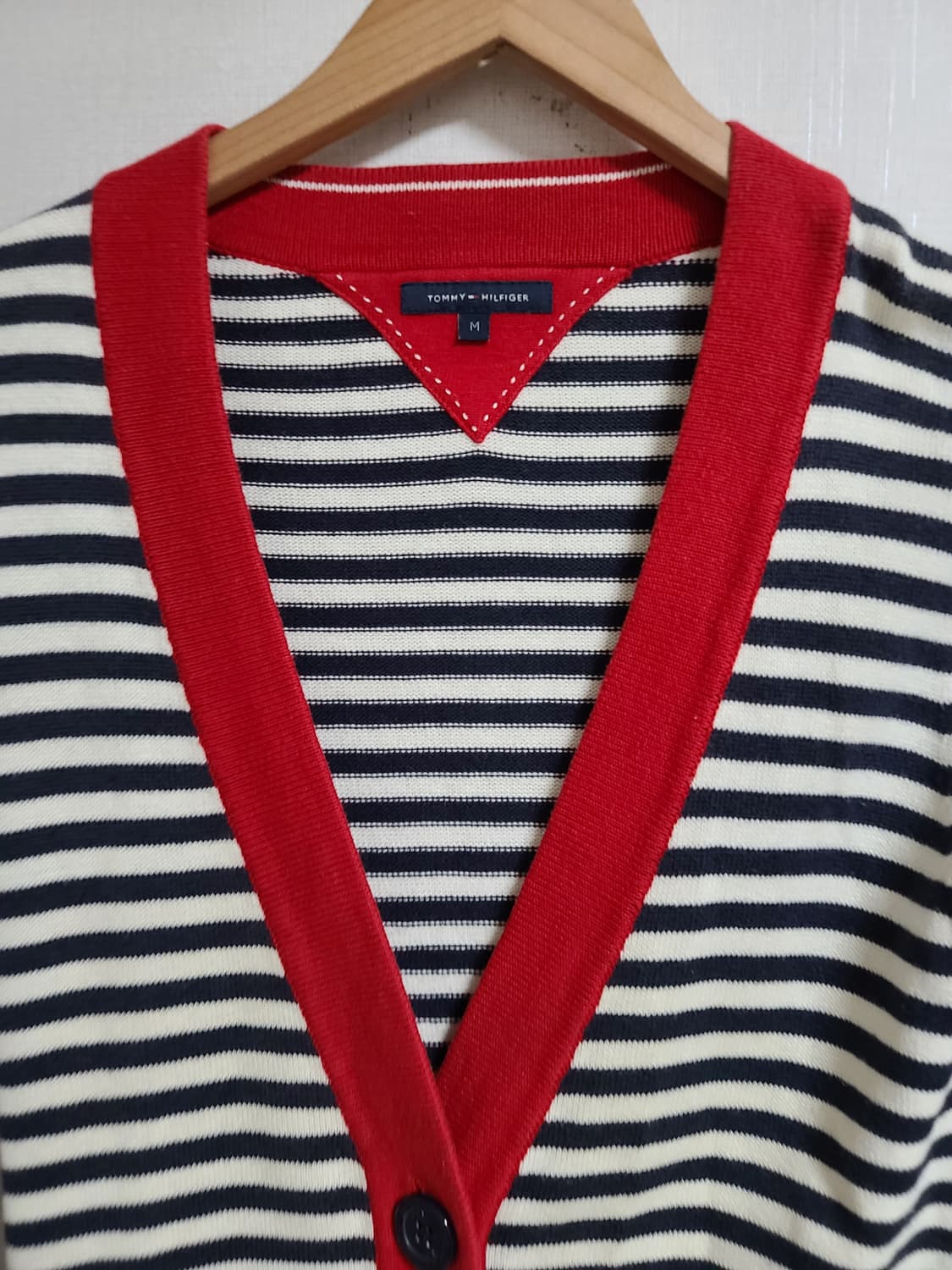 타미힐피거 스트라이프 가디건 M 상품이미지6