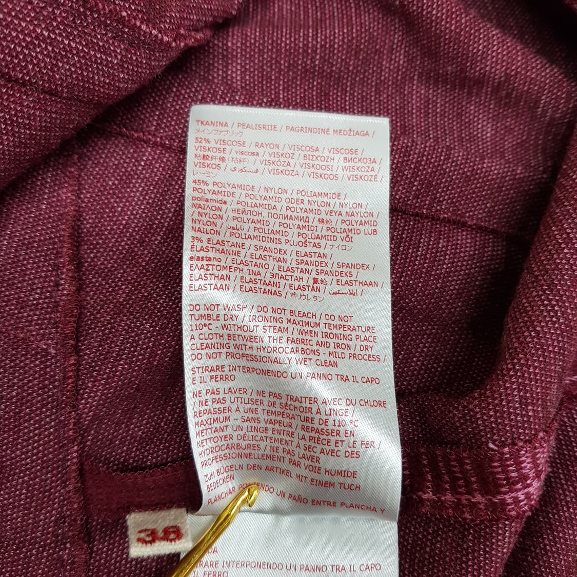 마르니 MARNI  체크 슬리브리스 플레어 원피스 38사이즈 상품이미지9