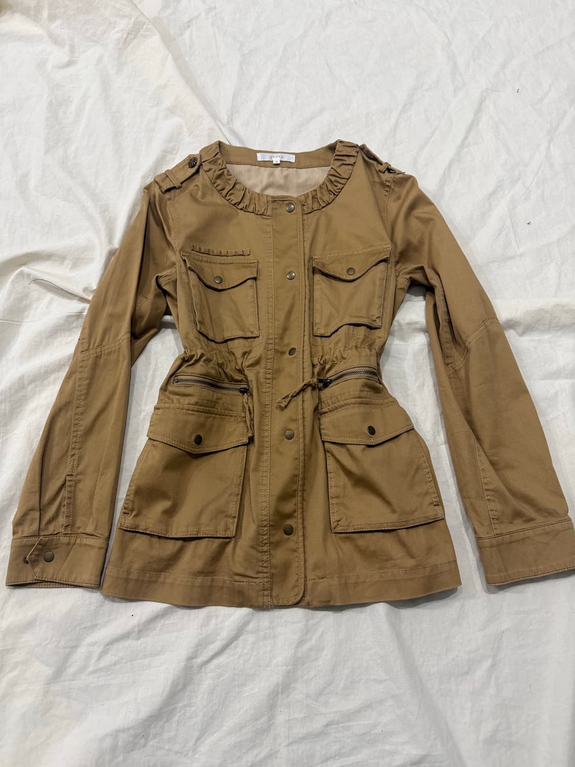 카멜 y2k 멀티포켓 유틸리티 자켓 상품이미지2