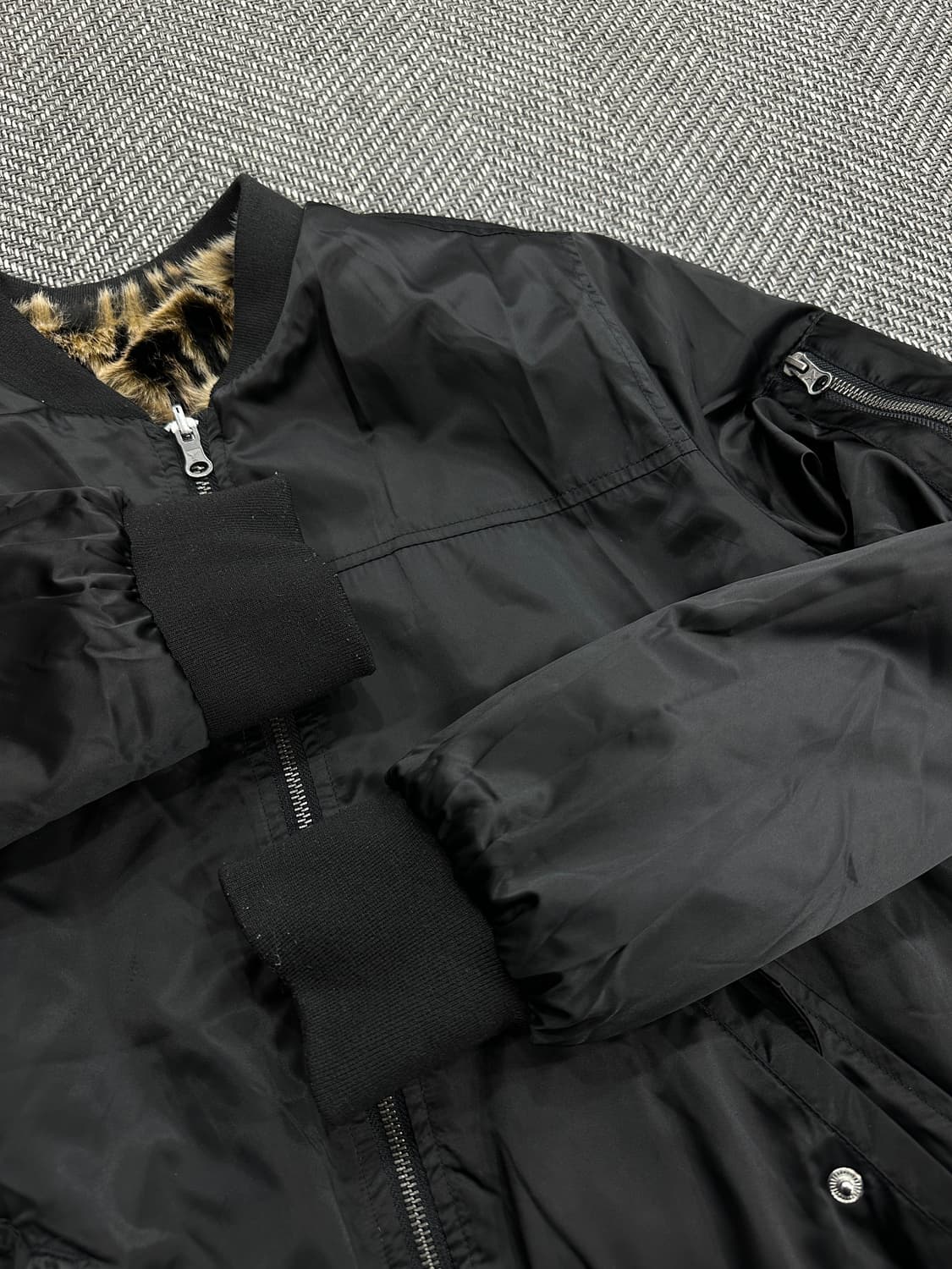 리버시블 퍼 항공점퍼 상품이미지10