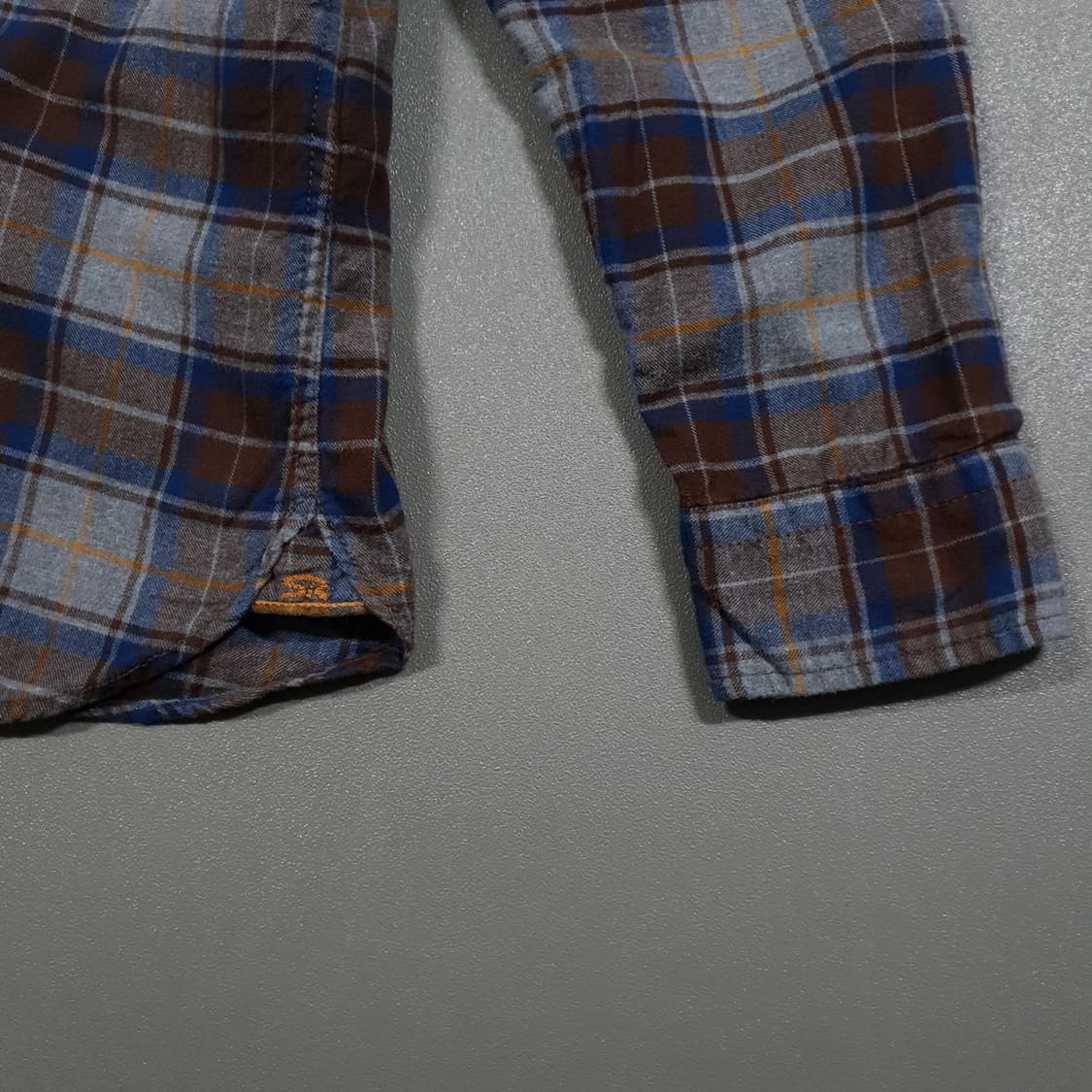 코오롱 시리즈 신형 20FW 멜란지 믹스 멀티 체크 셔츠 남방 XL 상품이미지3