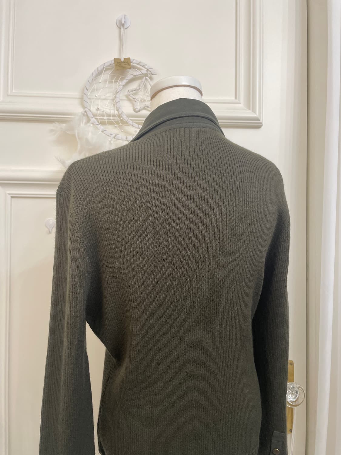 khaki suade pocket point 2way zip-up 상품이미지4
