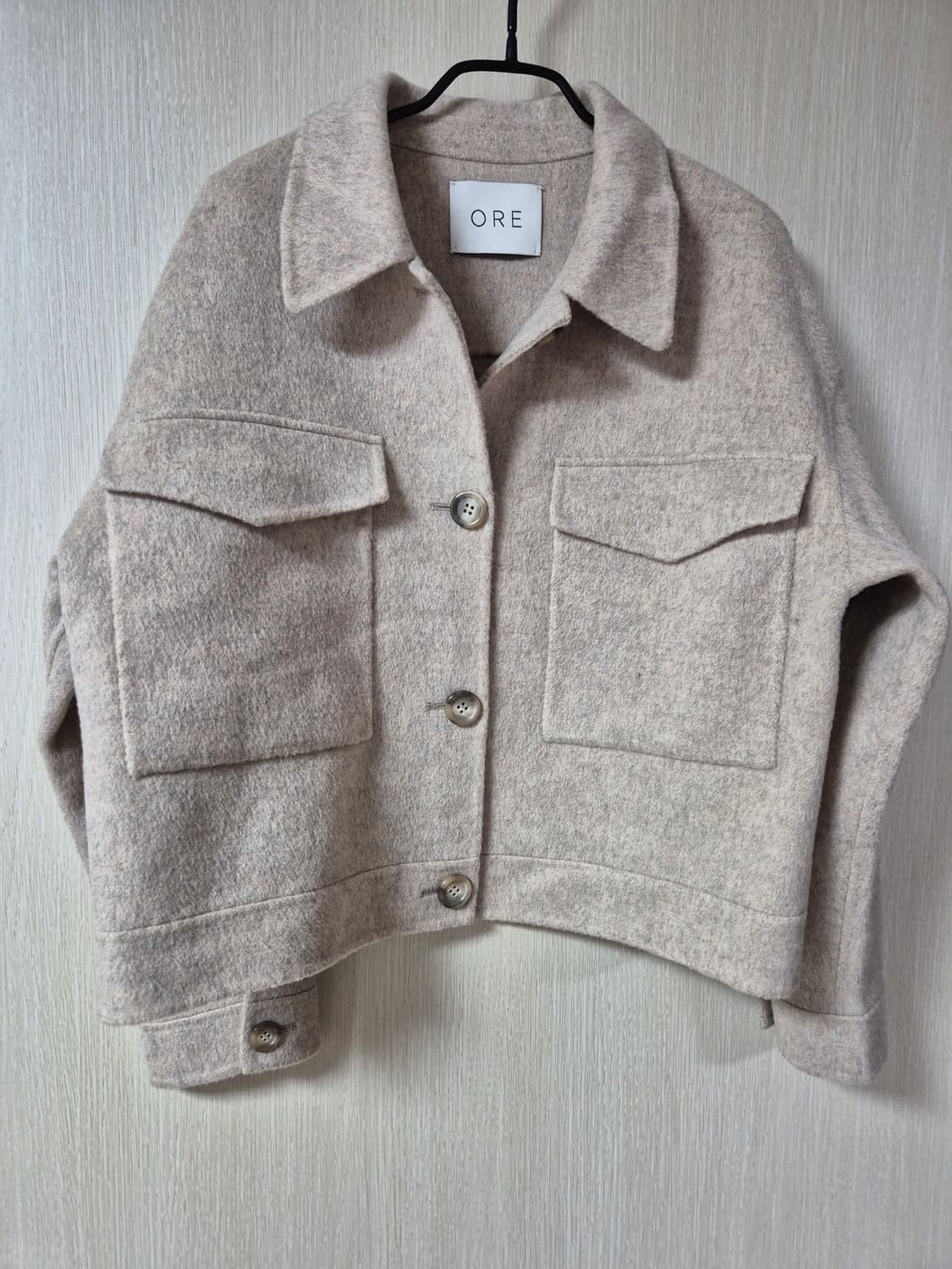 ORE 오어 캐시미어  울자켓  자켓 크롭 자켓 숏자켓 상품이미지3