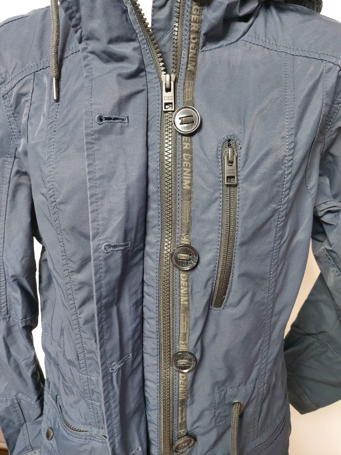 타미힐피거 여성 데님 후드 야상 자켓(XS) 상품이미지4