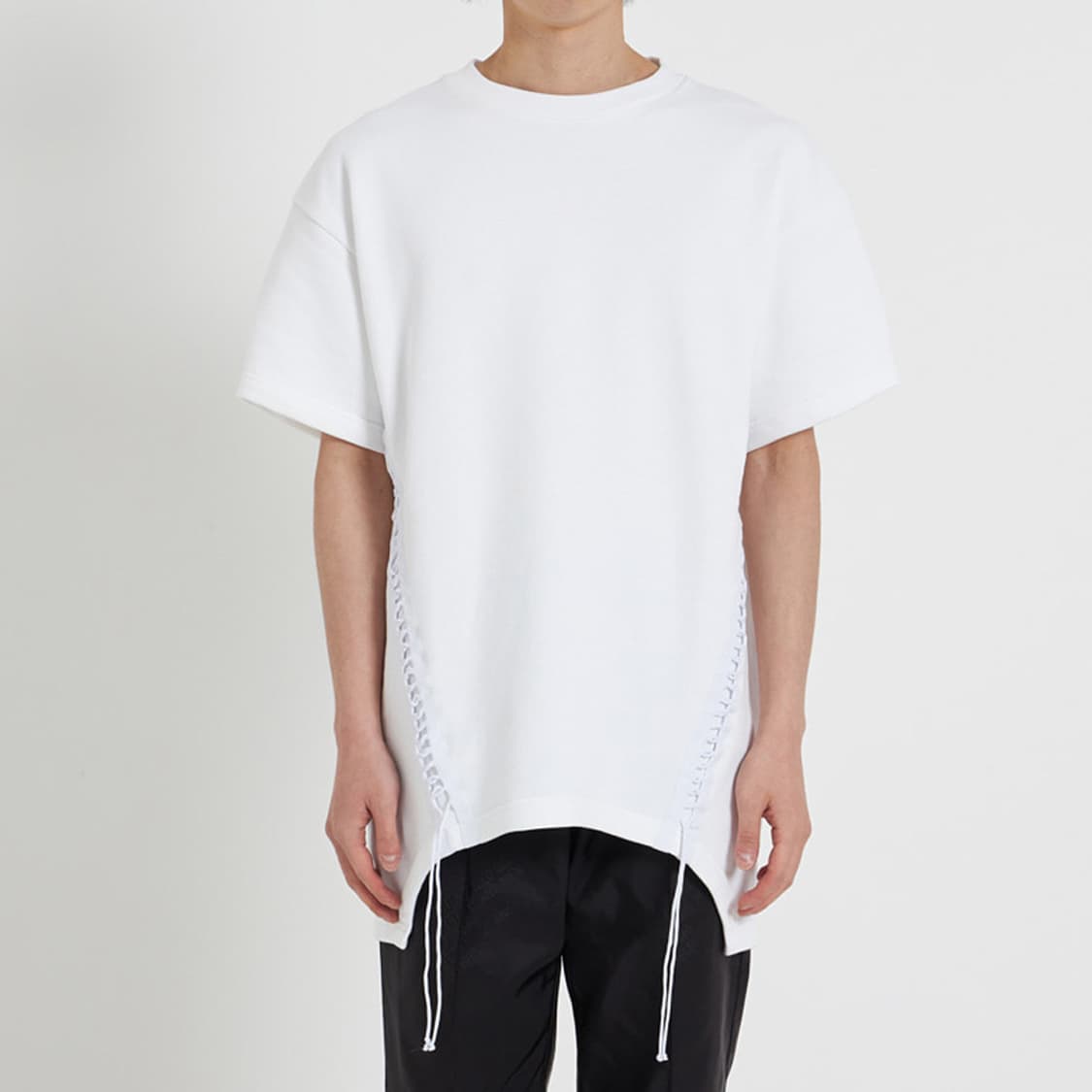 HELMUT LANG 핼무트랭 French Terry Laced 티셔츠 상품이미지1