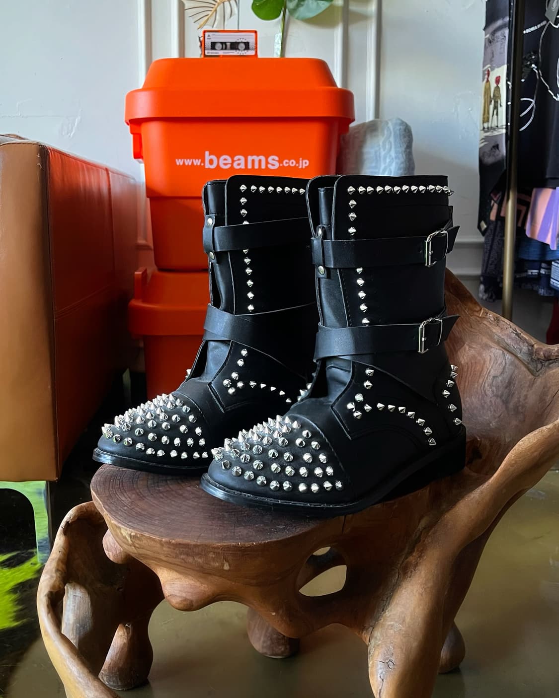 Jpn Vintage Spike Studs Bondage Boots 상품이미지2