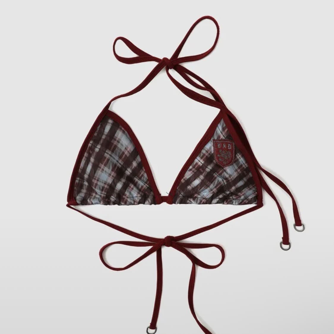 배드블러드/VINTAGE CLUB 체크 비키니 S 상품이미지2