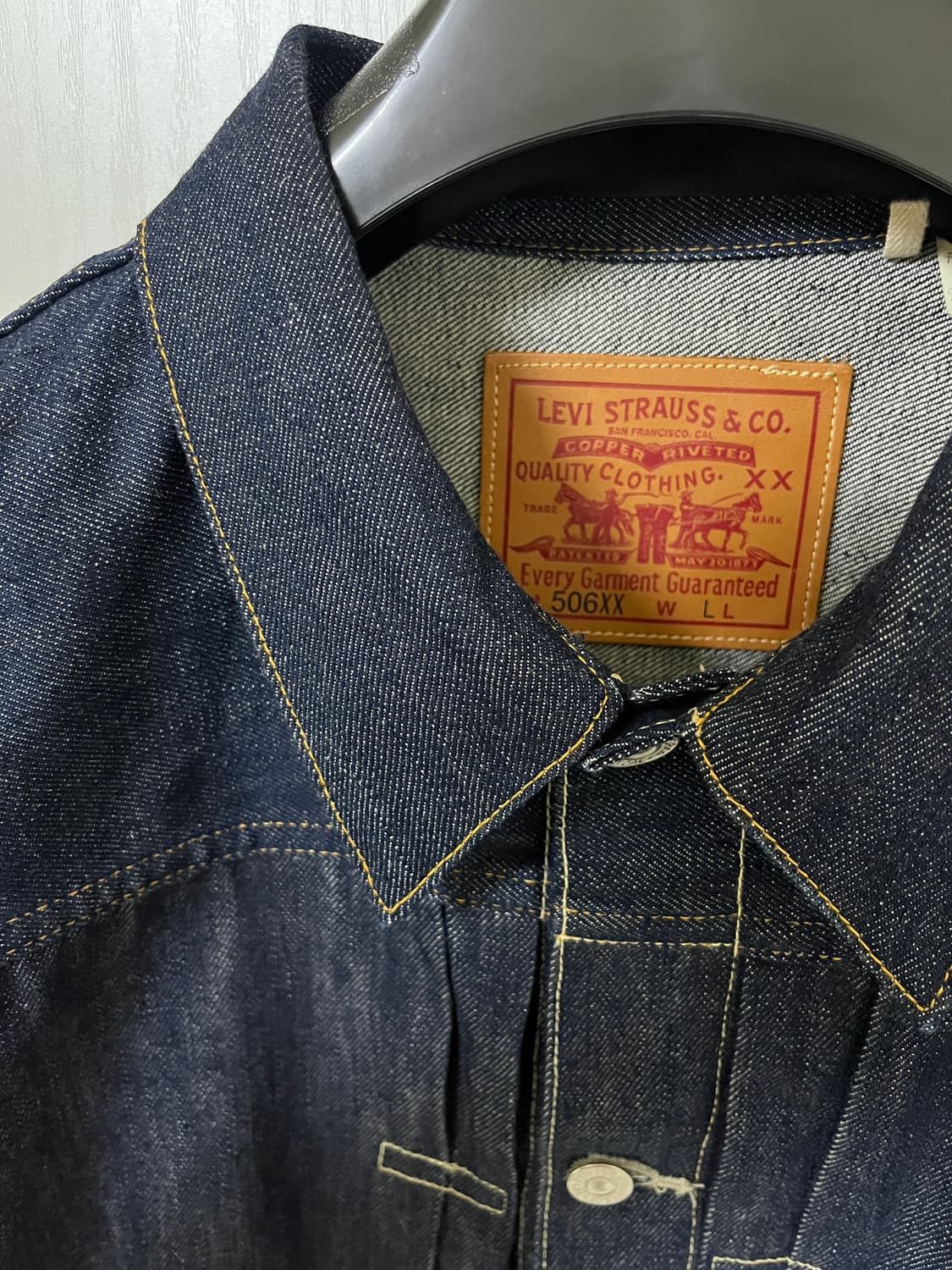 리바이스빈티지클로딩 LVC 506XX TYPE1 미국 콘밀 42 L 상품이미지2