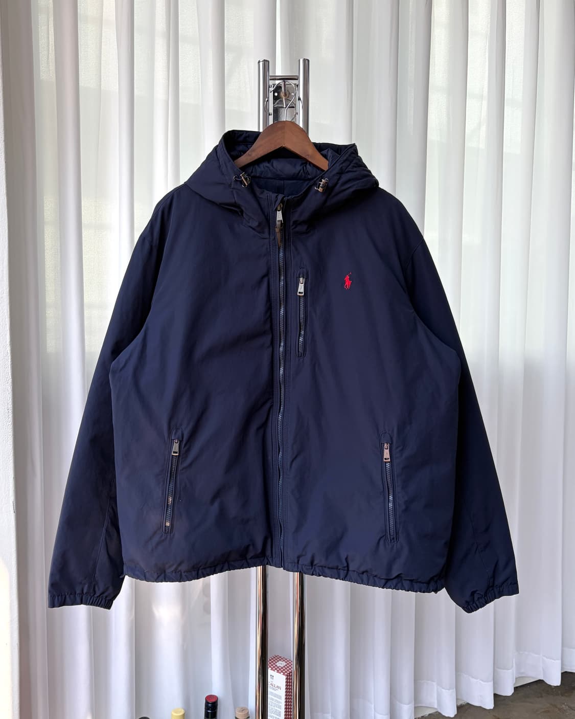 [2XL]폴로 랄프로렌 덕다운 패디드 후드 자켓 navy 상품이미지5