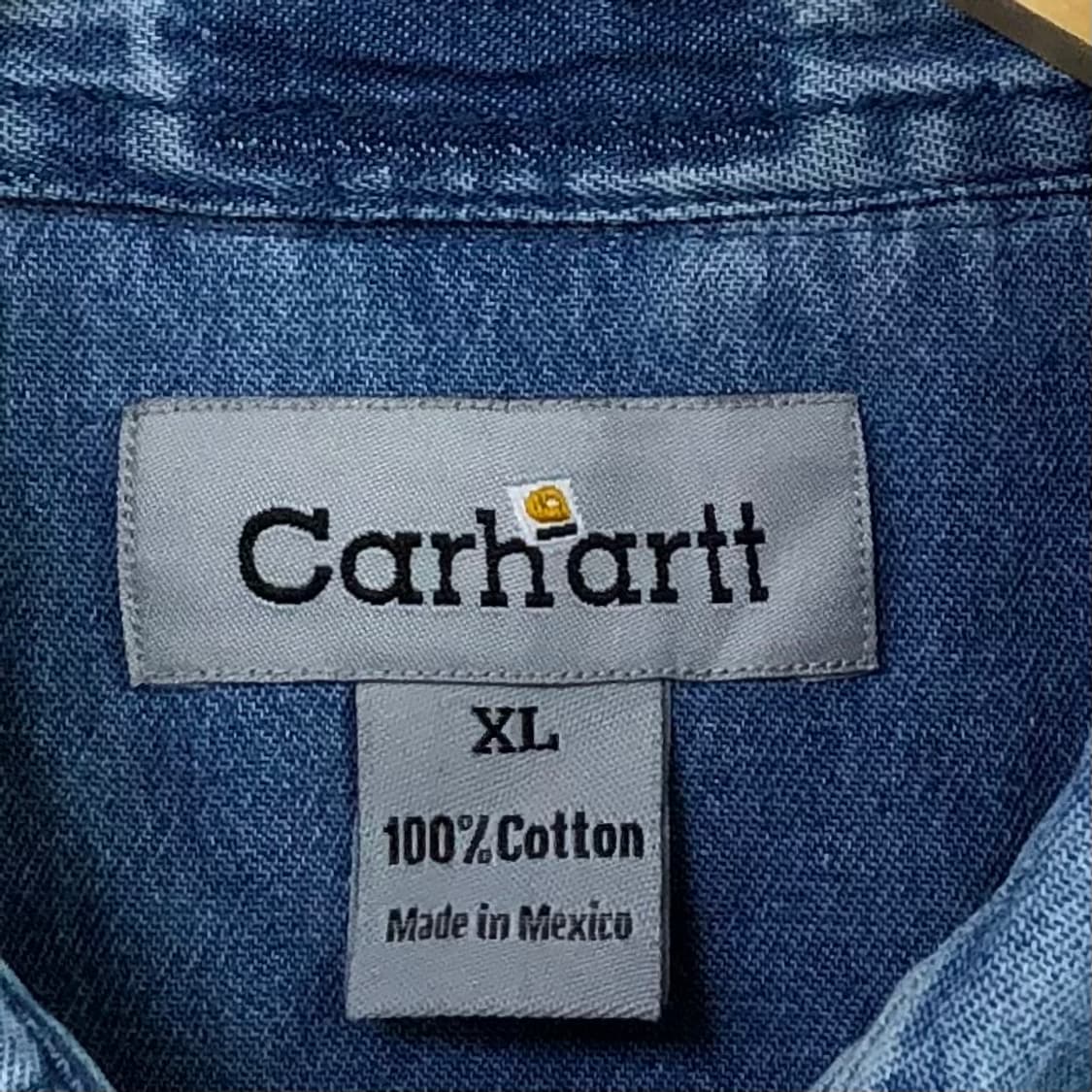 Xxl 칼하트 데님 셔츠 상품이미지3