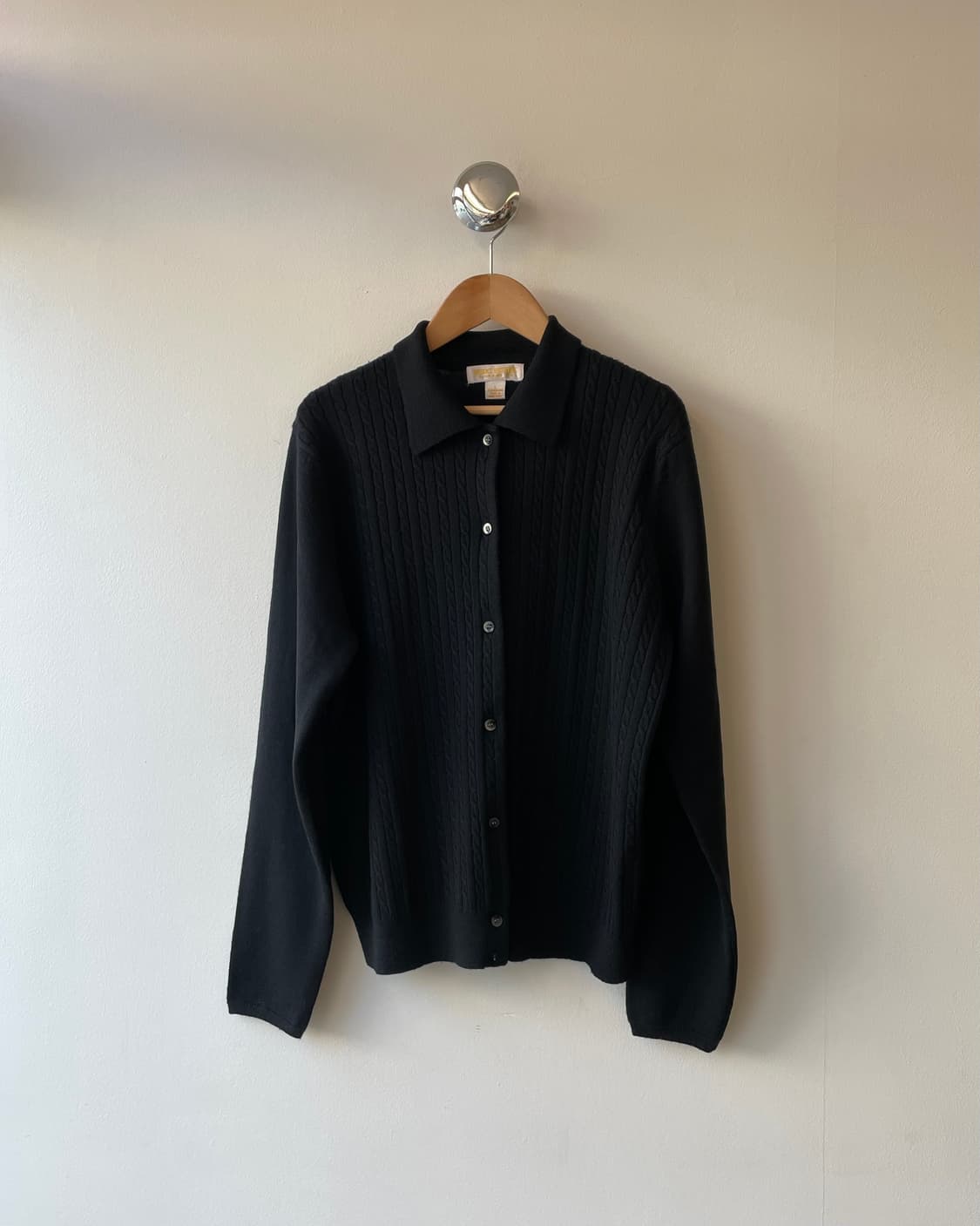 Brooks Brothers wool cable cardigan  상품이미지1