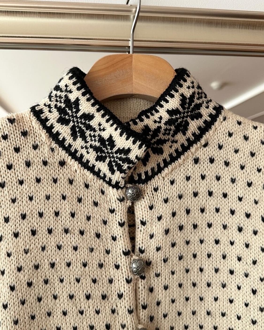 빈티지 ) 핸드메이드 노르딕 가디건 상품이미지8