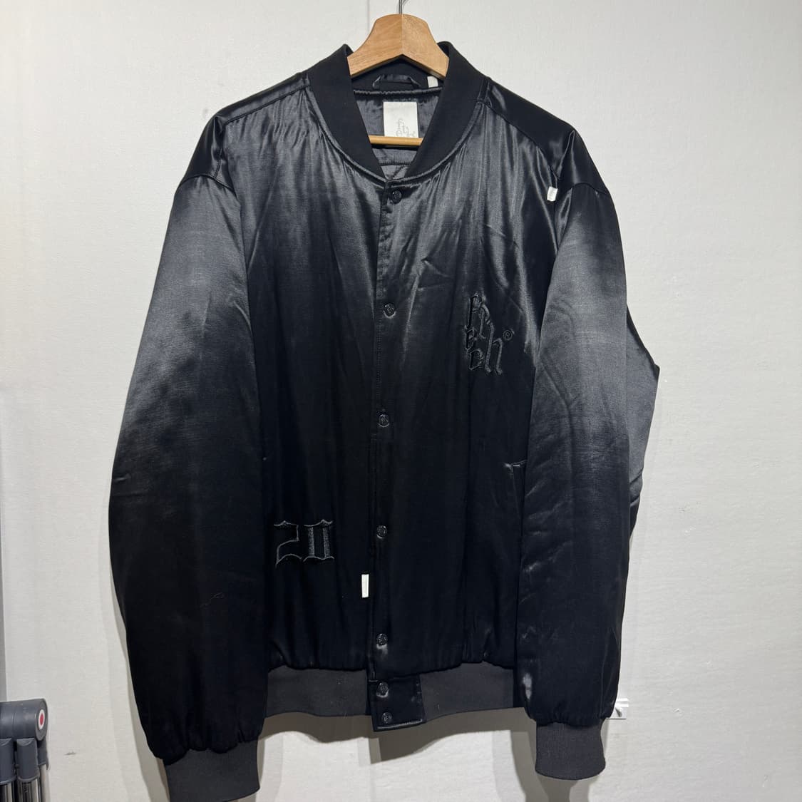 Fetch 블랙캣 사틴 바시티 자켓 xl 상품이미지1