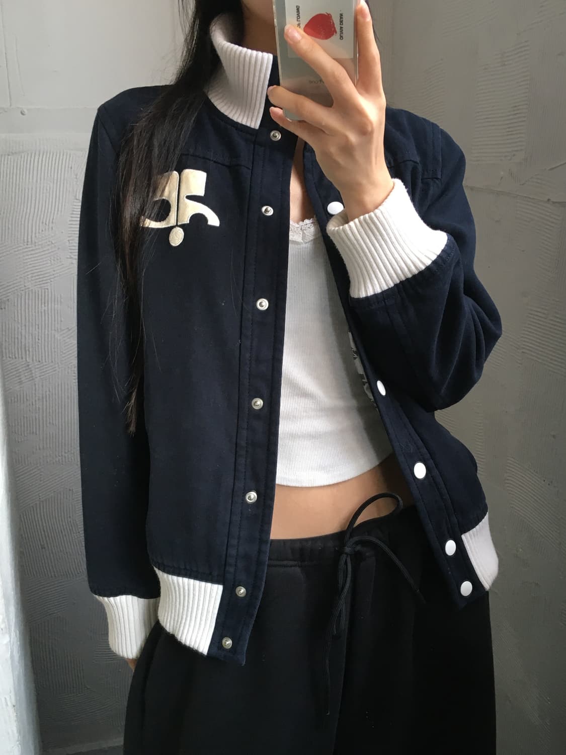 Courrèges 꾸레쥬 네이비 봄버 자켓 상품이미지1