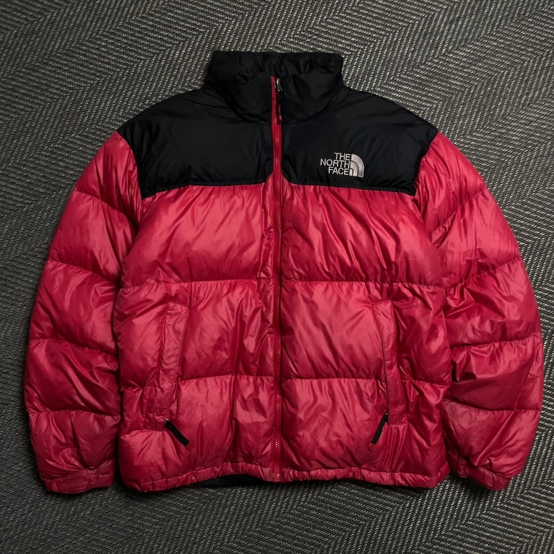 노스페이스 og 눕시 700 구스다운 푸퍼 패딩 레드o 5352 상품이미지1