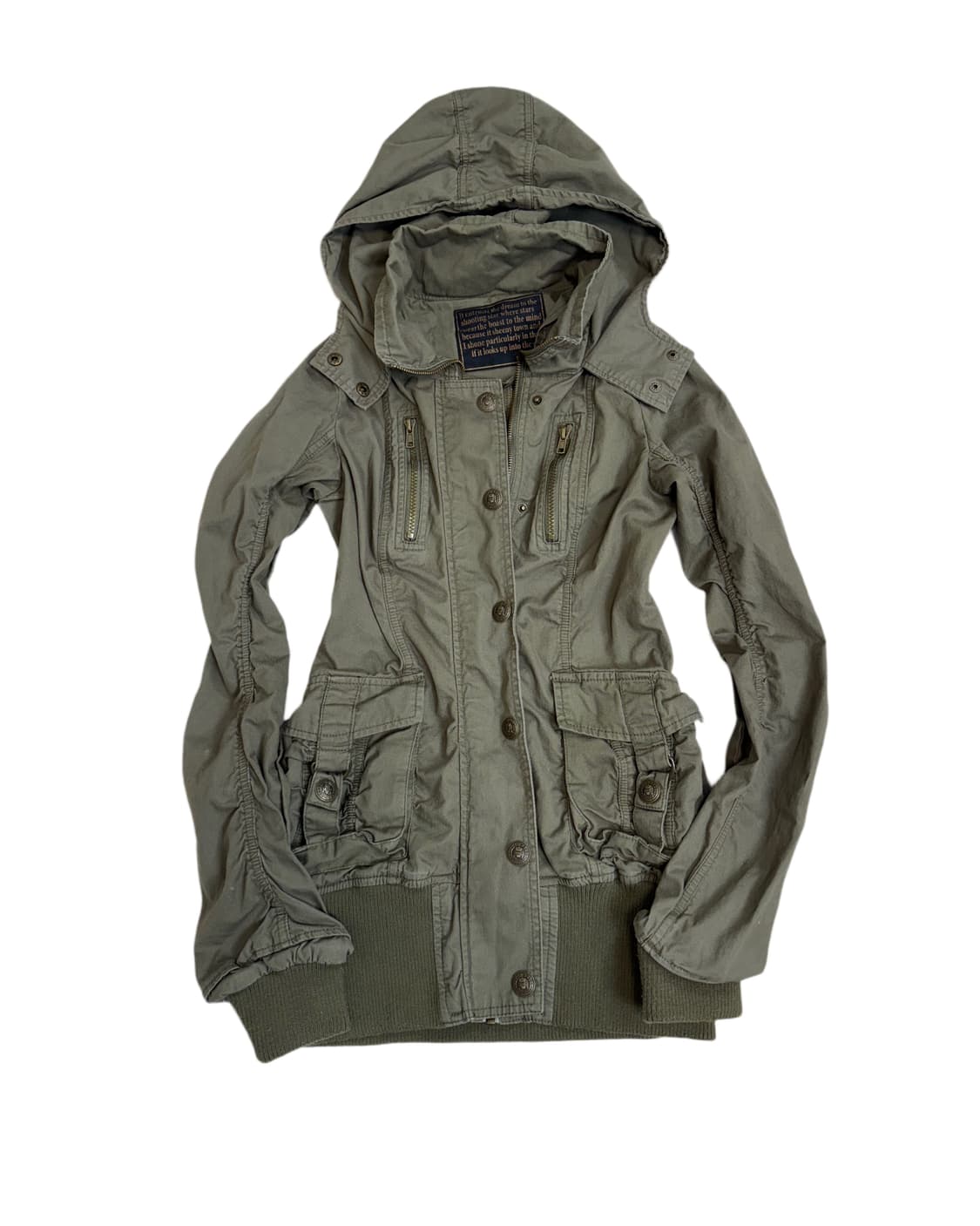 Jpn y2k 넥 디테일 야상자켓 상품이미지1