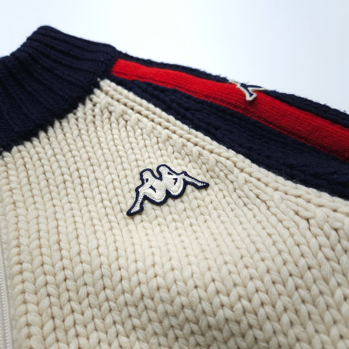 카파 독일 레트로 국가대표 빅로고 크롭 스웨터 자켓 (90) 상품이미지3