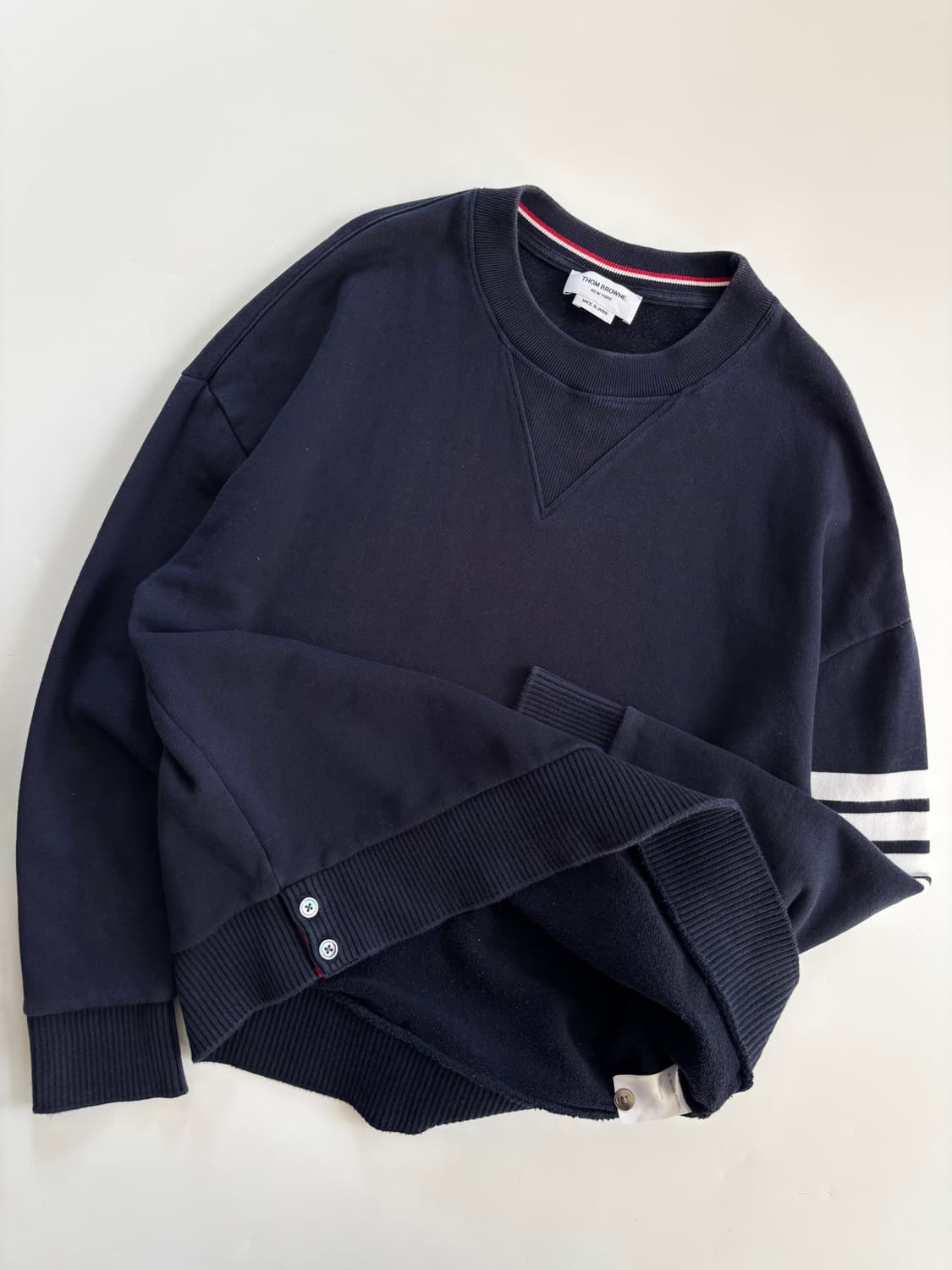 Thom Browne 톰브라운 네이비 스웨트셔츠  상품이미지2