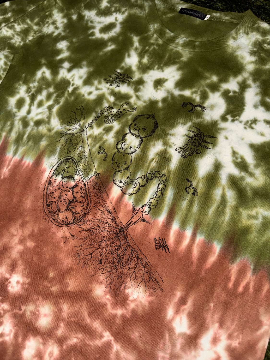 [2] NADA NOT NADA 나다낫나다 타이다이 튜블러 티셔츠 상품이미지2