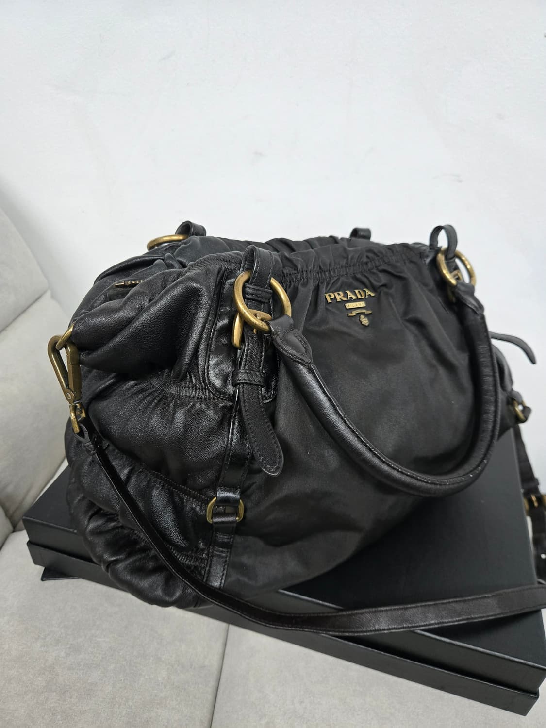 [보증서 정품] 프라다 고프레백 상품이미지3