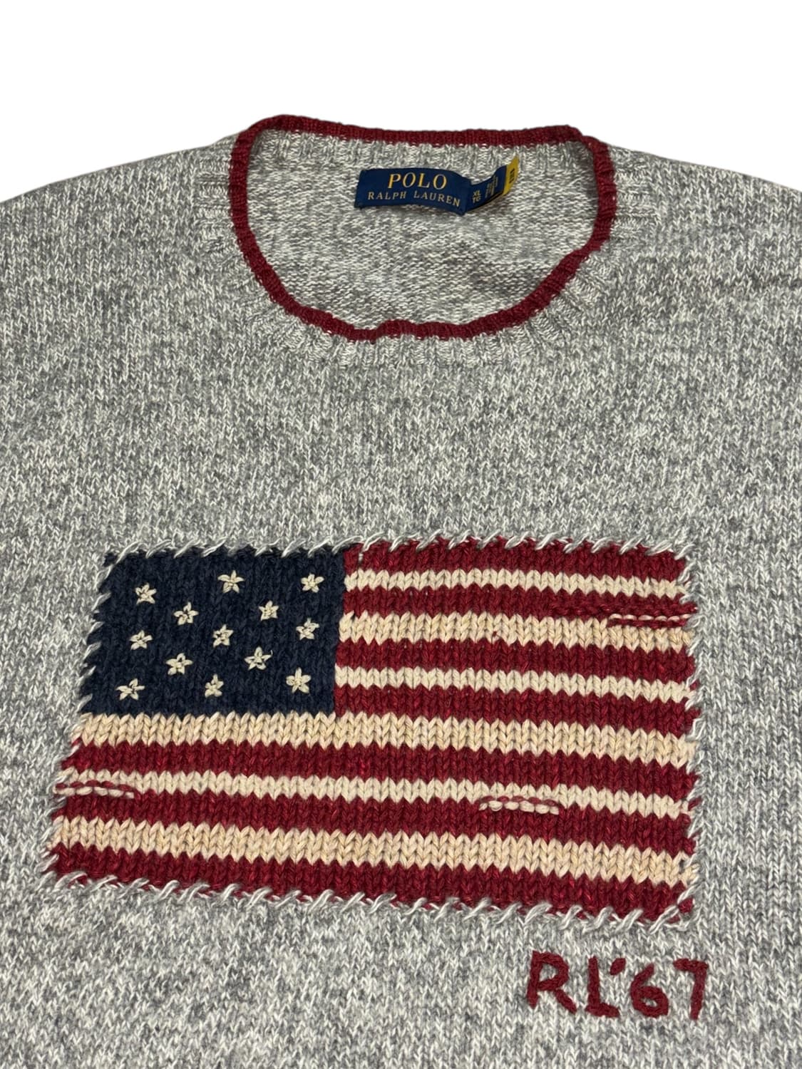 폴로 랄프로렌 성조기 니트 (qr 인증)  상품이미지5