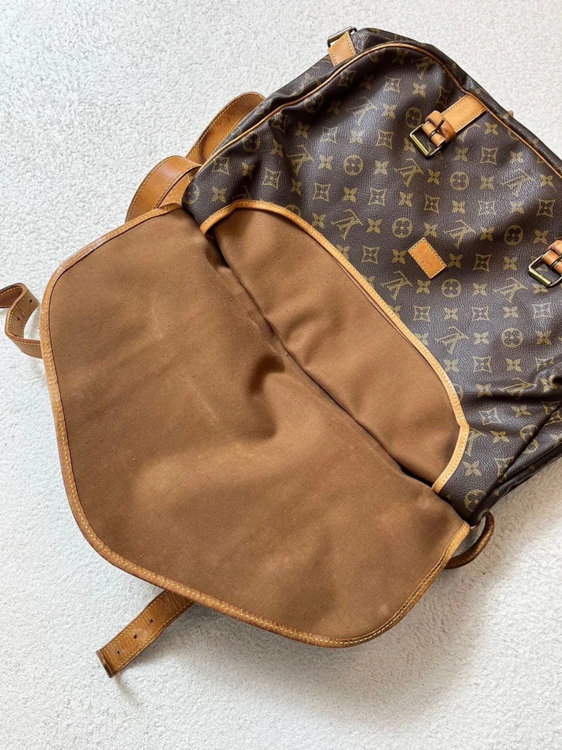 루이비통 옴므 1999 모노그램 쌍둥이 크로스백 A1713 상품이미지7