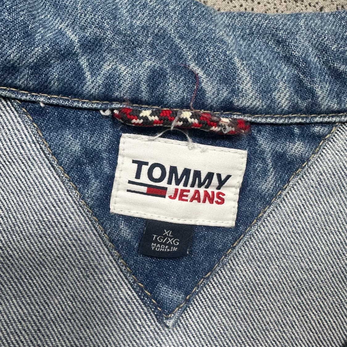 ✨ (바배) 타미 진스 오버핏 빅로고 트러커 데님 자켓  상품이미지3