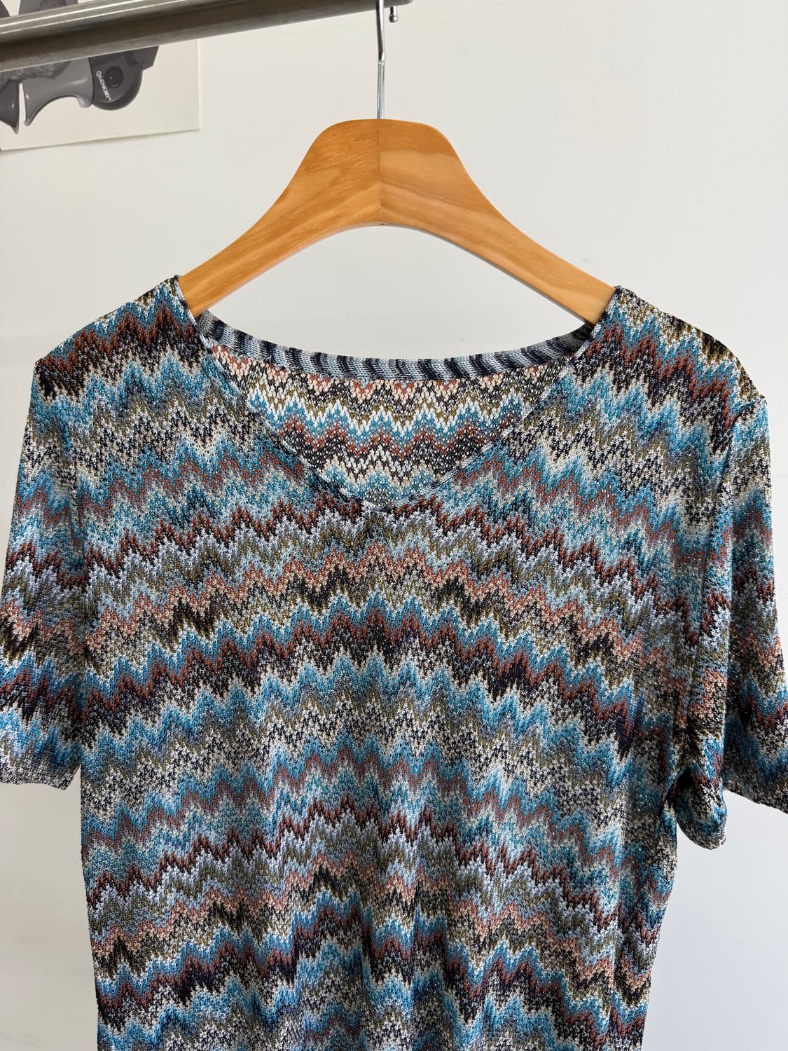 VINTAGE (Made in Italy) 반팔 니트  상품이미지2