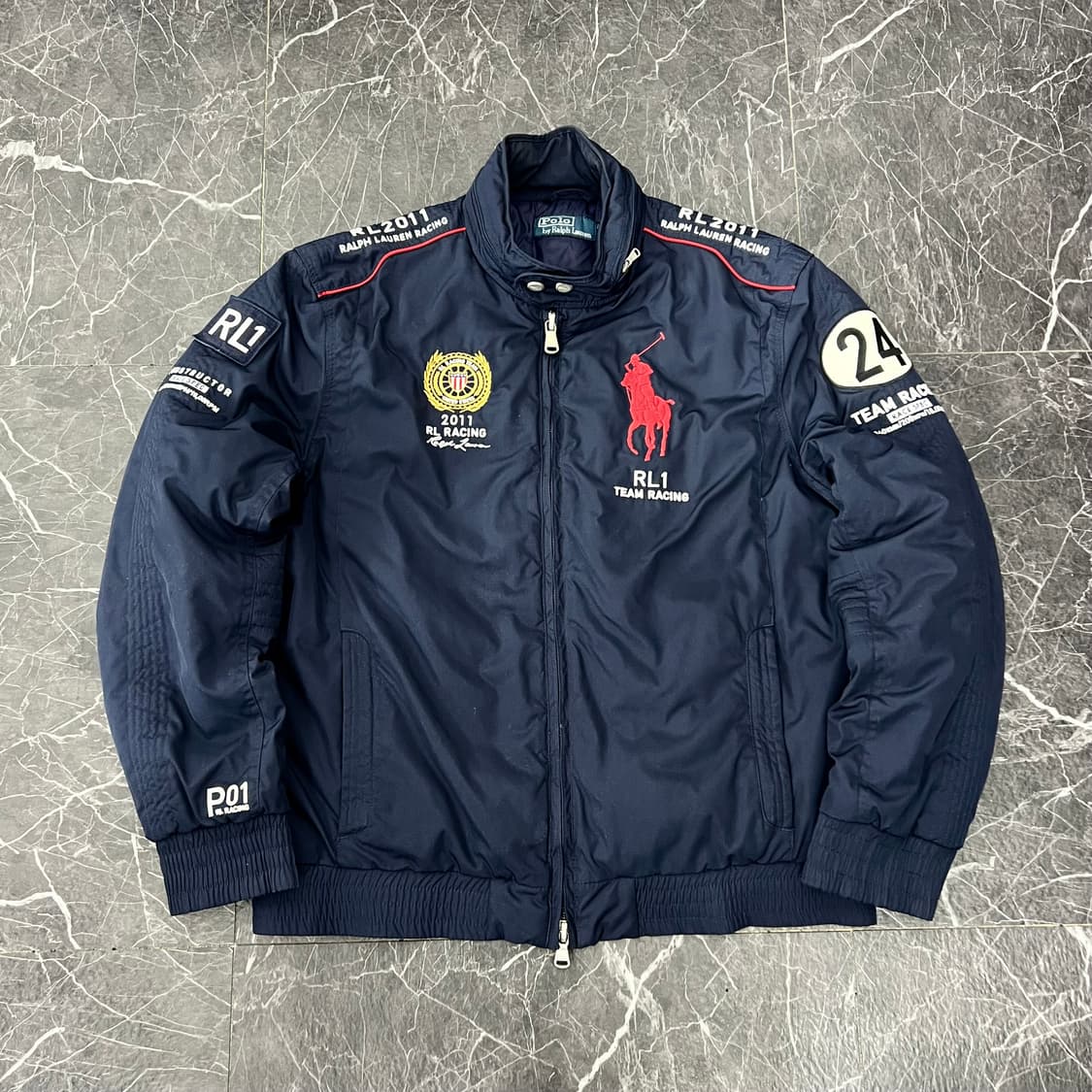 폴로랄프로렌 RL1 패디드 투웨이 레이싱 자켓 상품이미지1