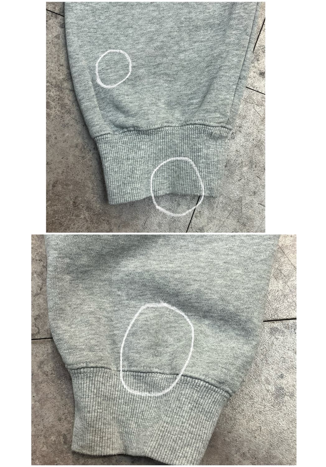 예스아이씨 후드티 그레이 L #csz2434 상품이미지10