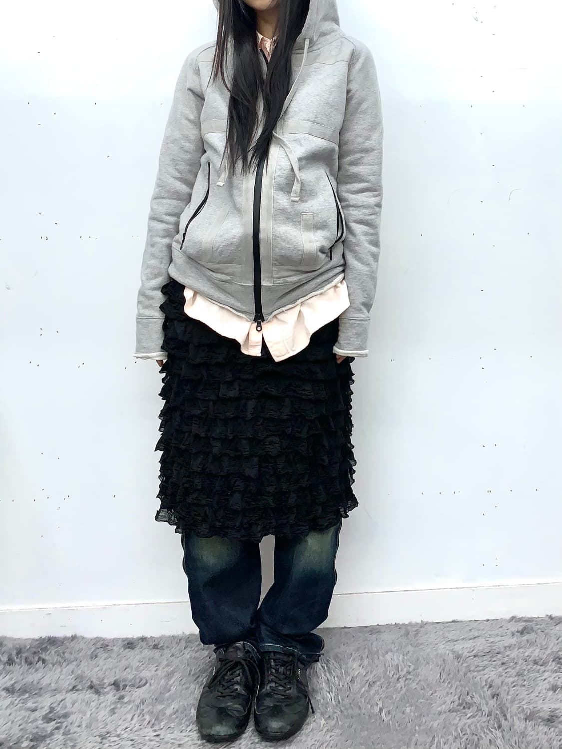 Number (n)ine denim 후드집업 상품이미지3