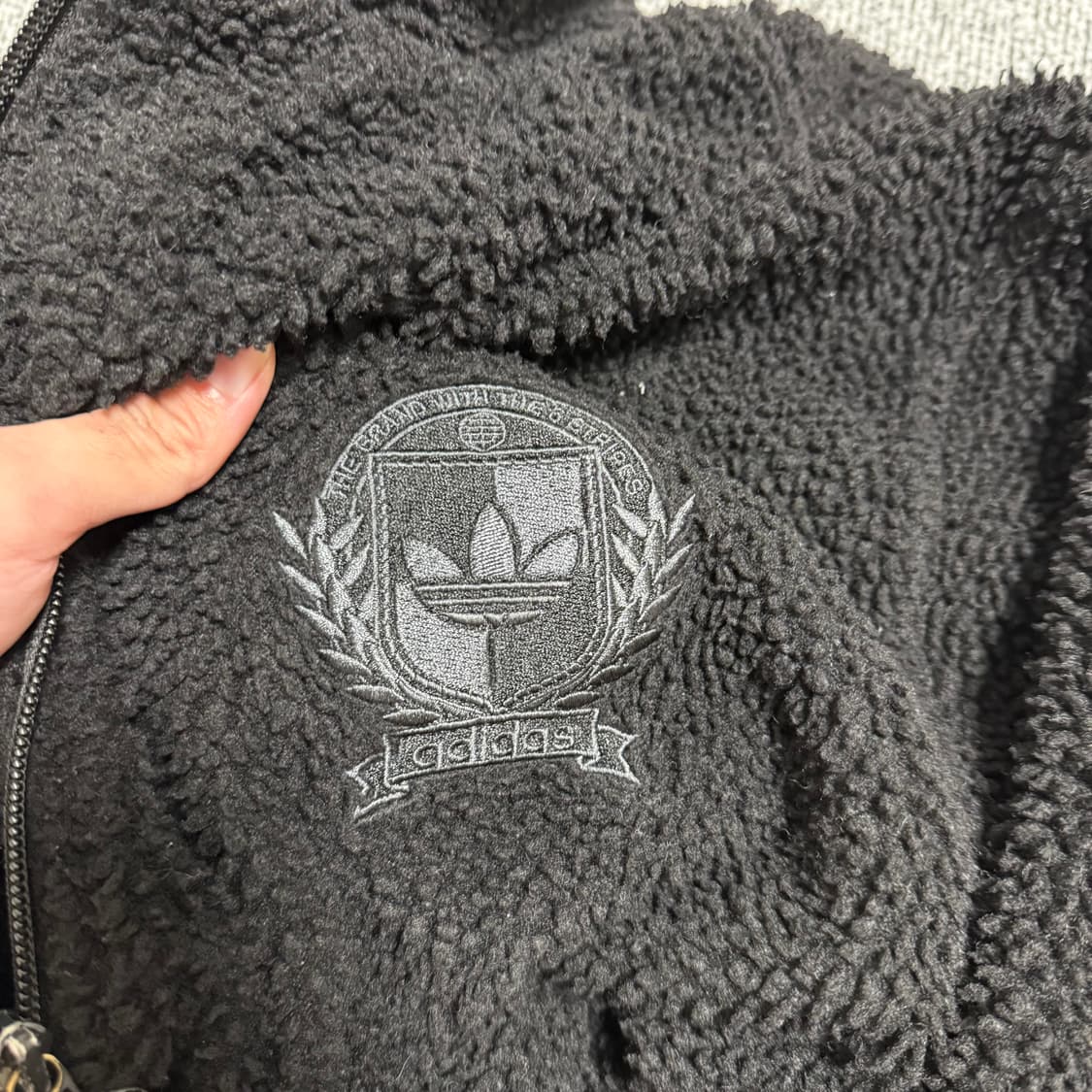 아디다스 파이어버드 털후리스 블랙 2XL 상품이미지3