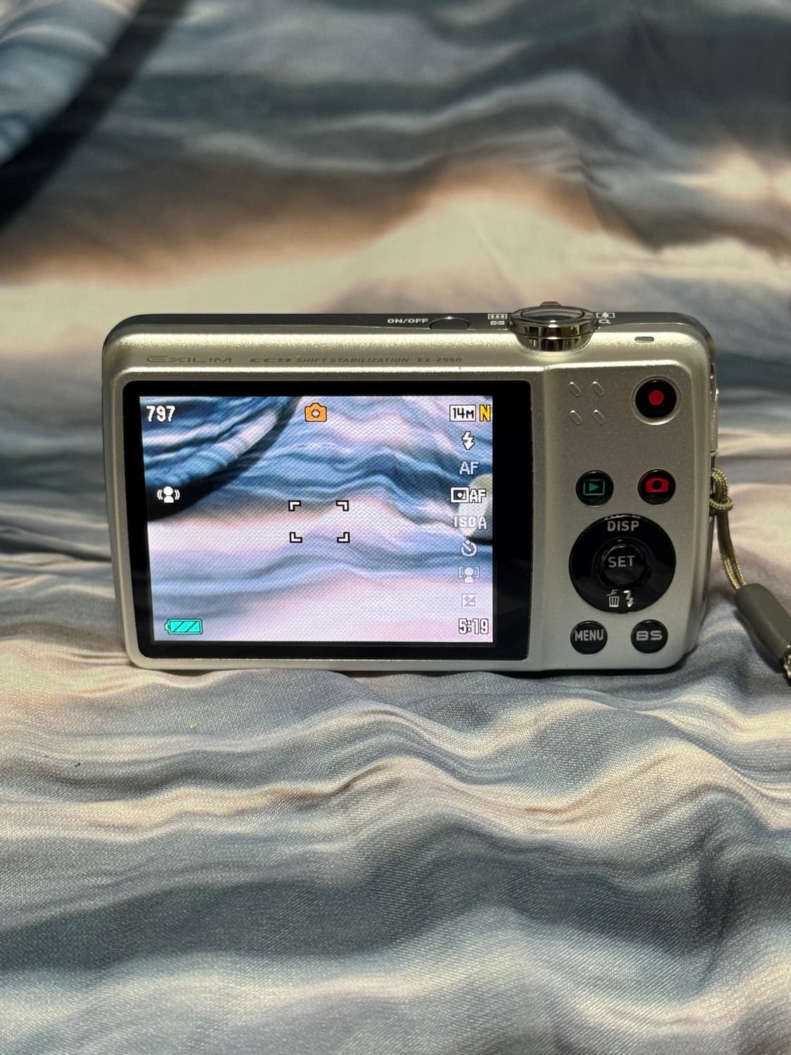 카시오 exilim z550 카메라 실버🤍✨/한국어⭕️ 상품이미지5
