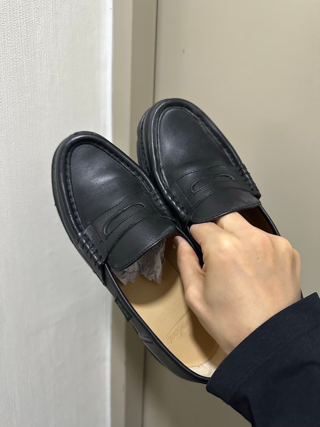 4.5) 파라부트 레임스 블랙 팝니다 상품이미지1