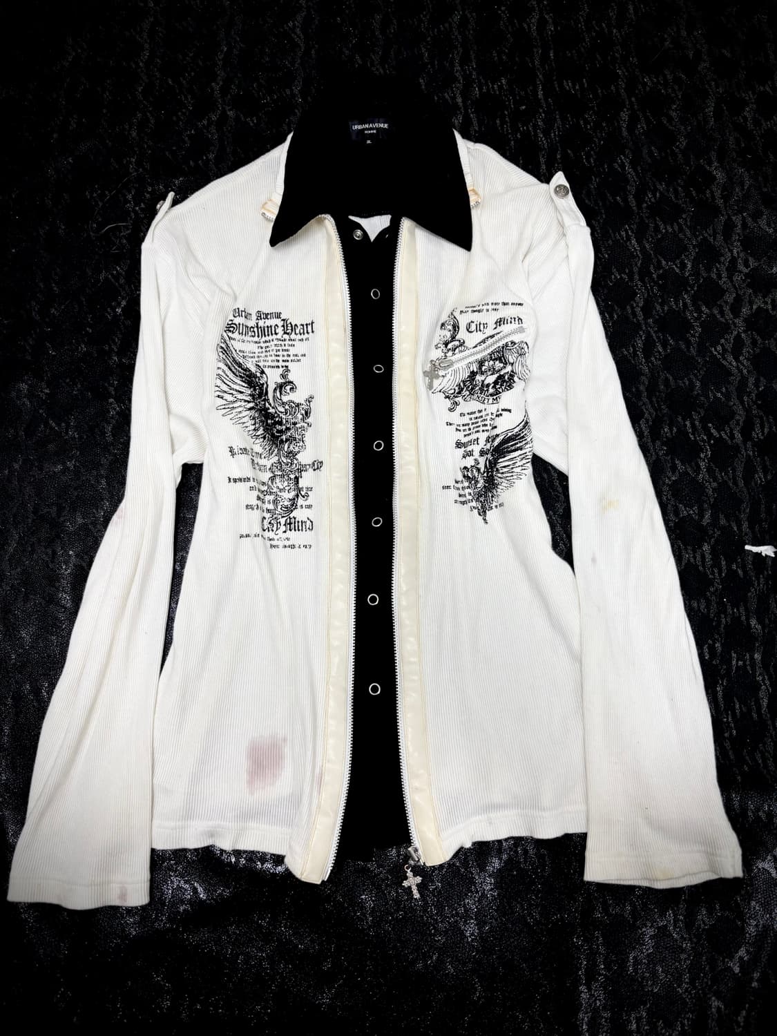 00’s Rare Archive Design Print Leather D 상품이미지1