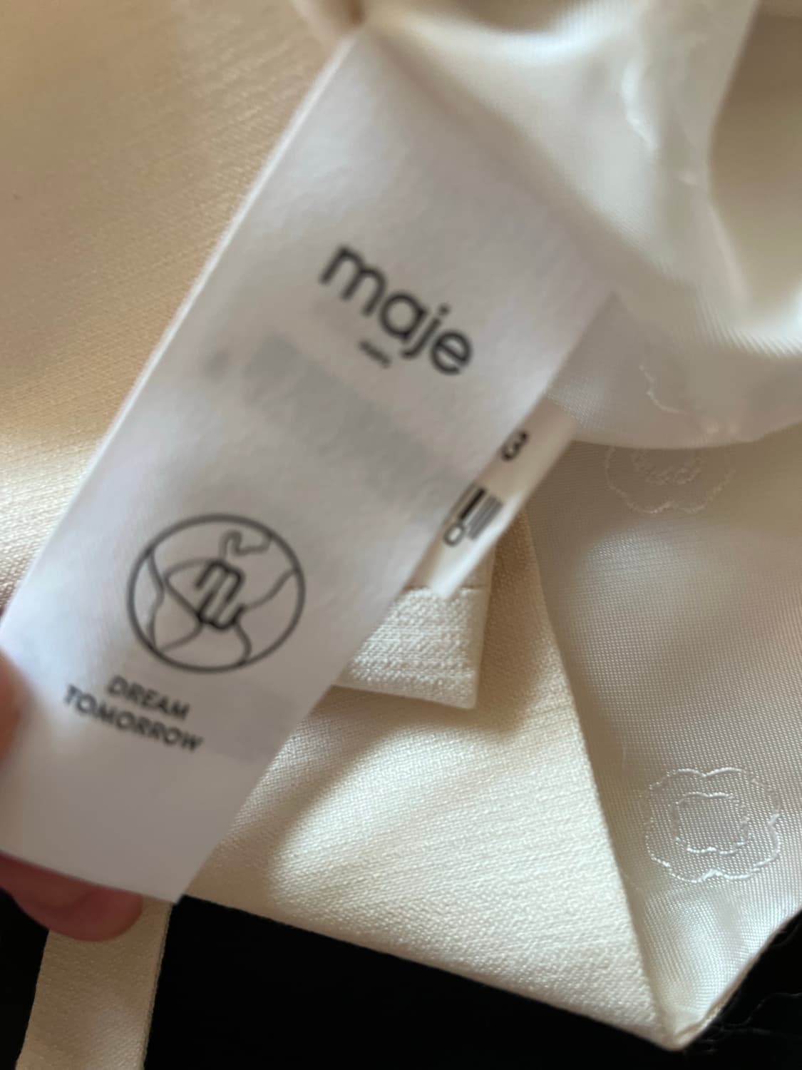 마쥬 베이지색 브이넥 베스트(조끼) 상품이미지6