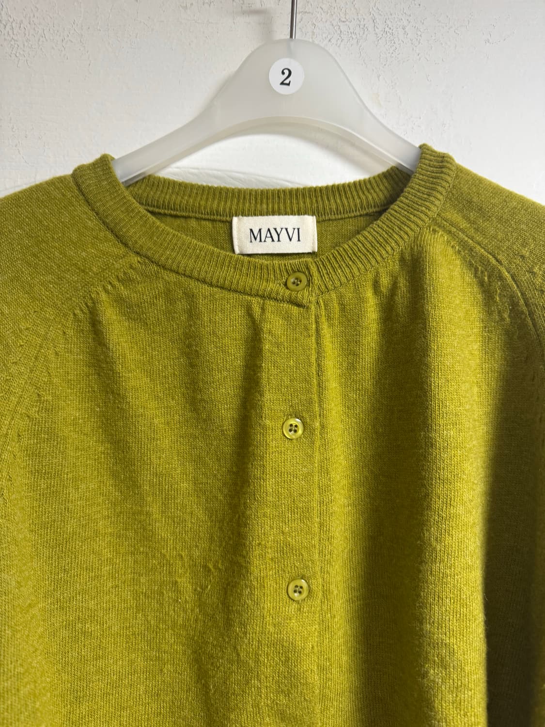 언더비 라운드 가디건 올리브 상품이미지8