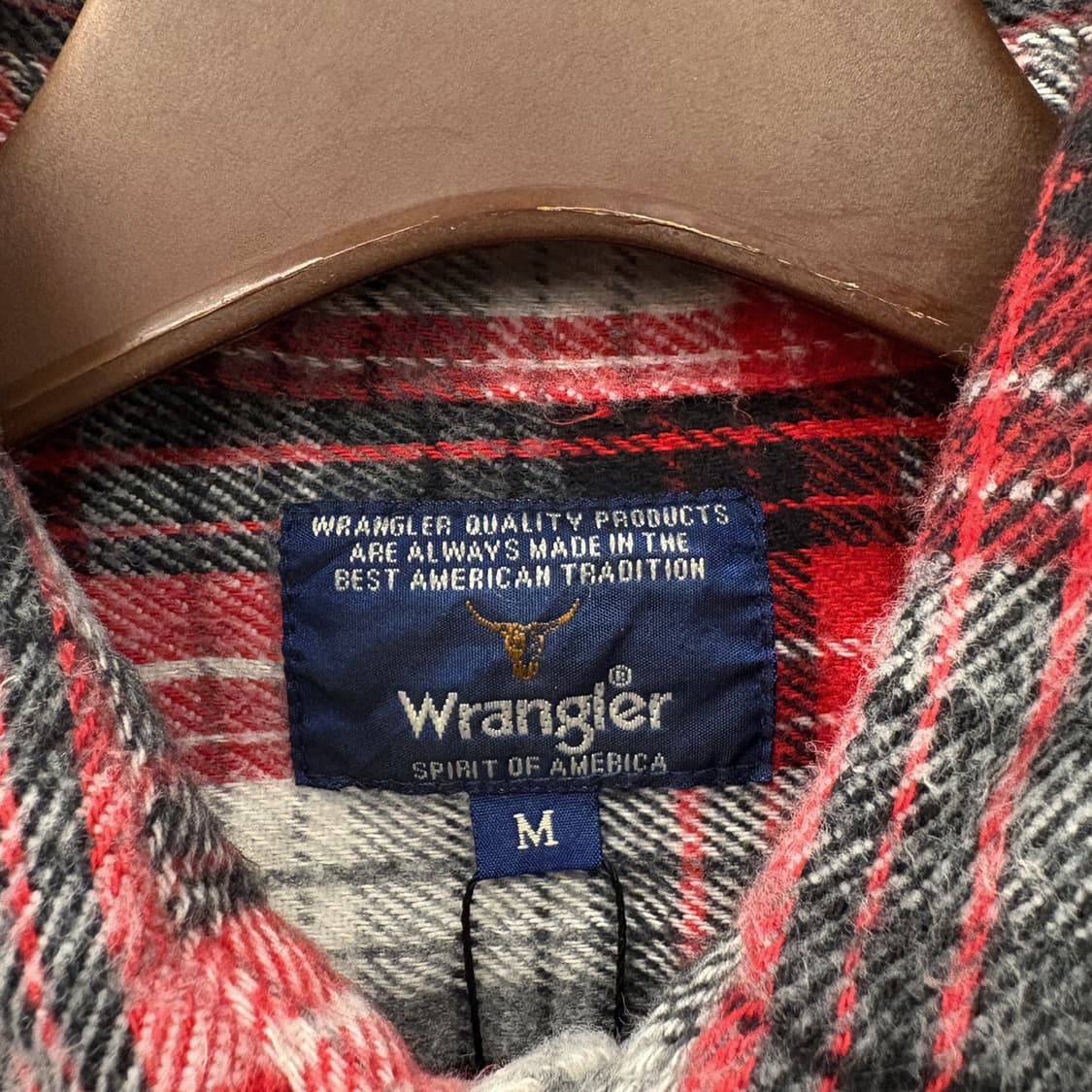 00s 랭글러 헤비플란넬 타탄체크 워크셔츠 N122 상품이미지6