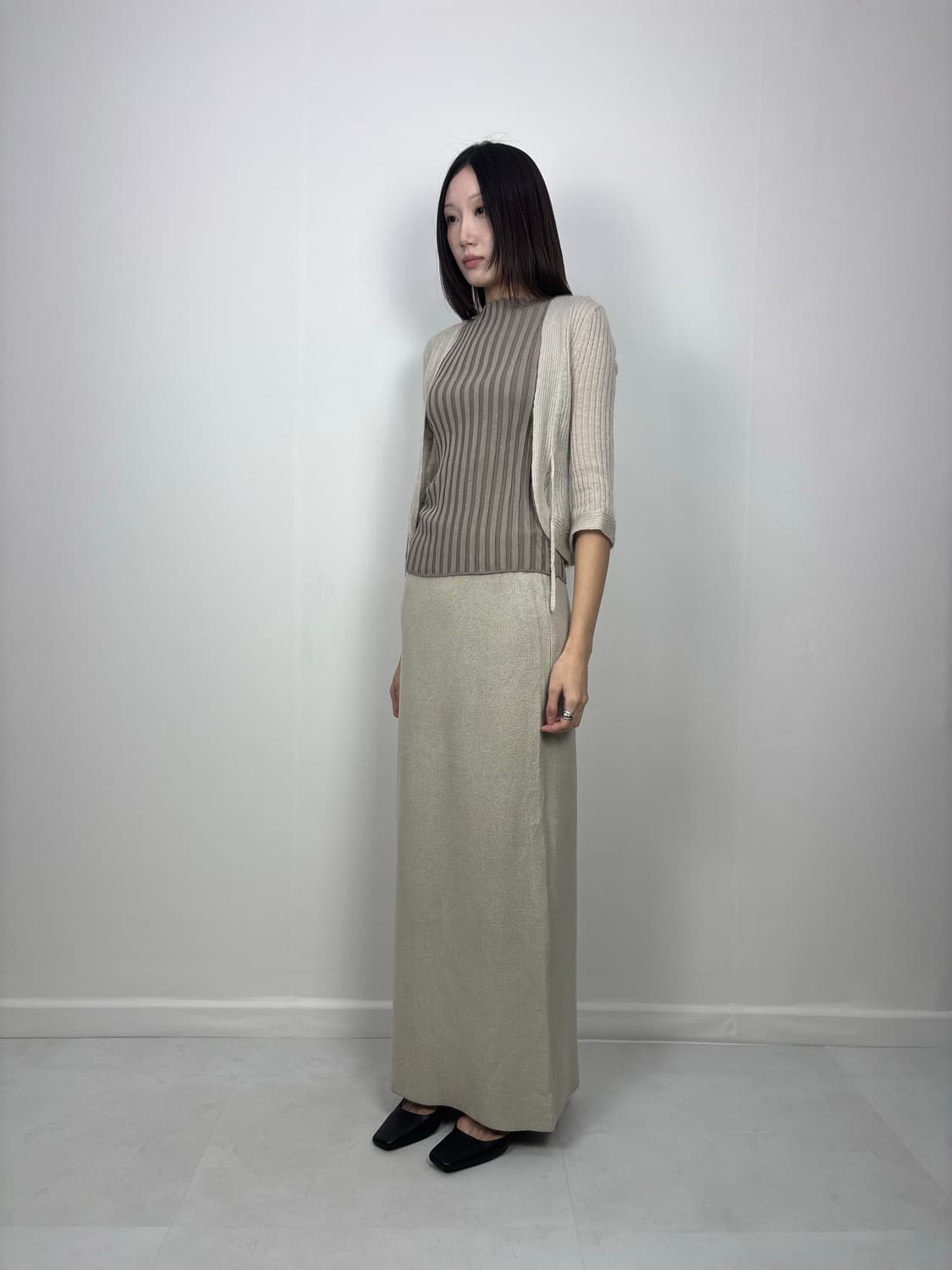 STRUCTURED KNIT SKIRT 상품이미지5