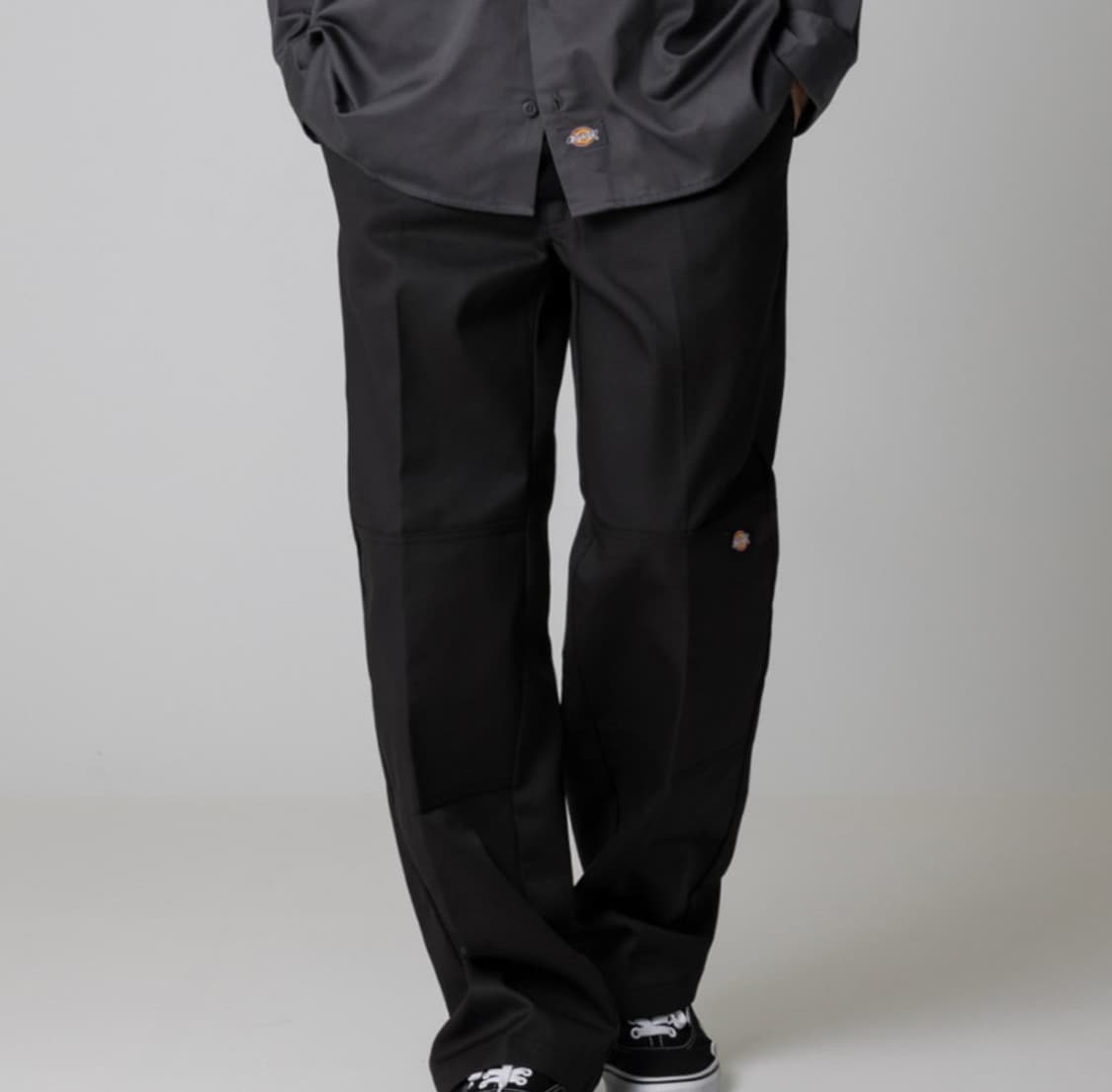 더블니 85283 루즈핏 워크팬츠 Black 상품이미지1