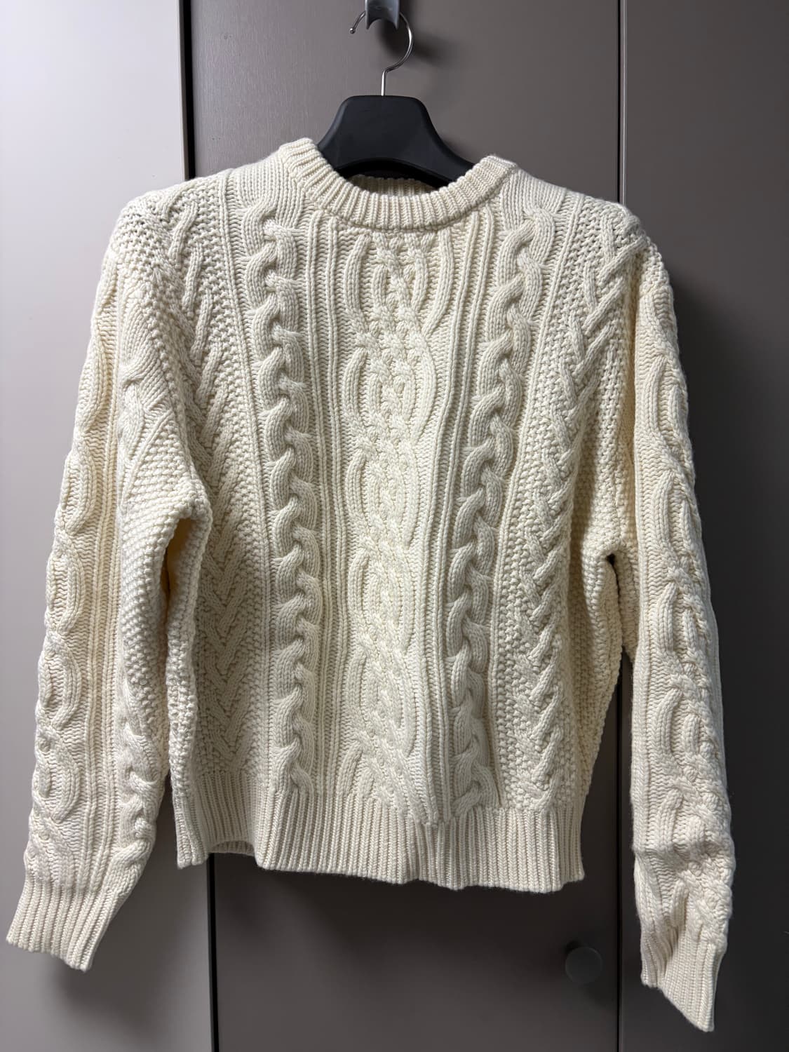 월스와일무브먼트 헤비 케이블 스웨터 (Ivory) 1사이즈 상품이미지1