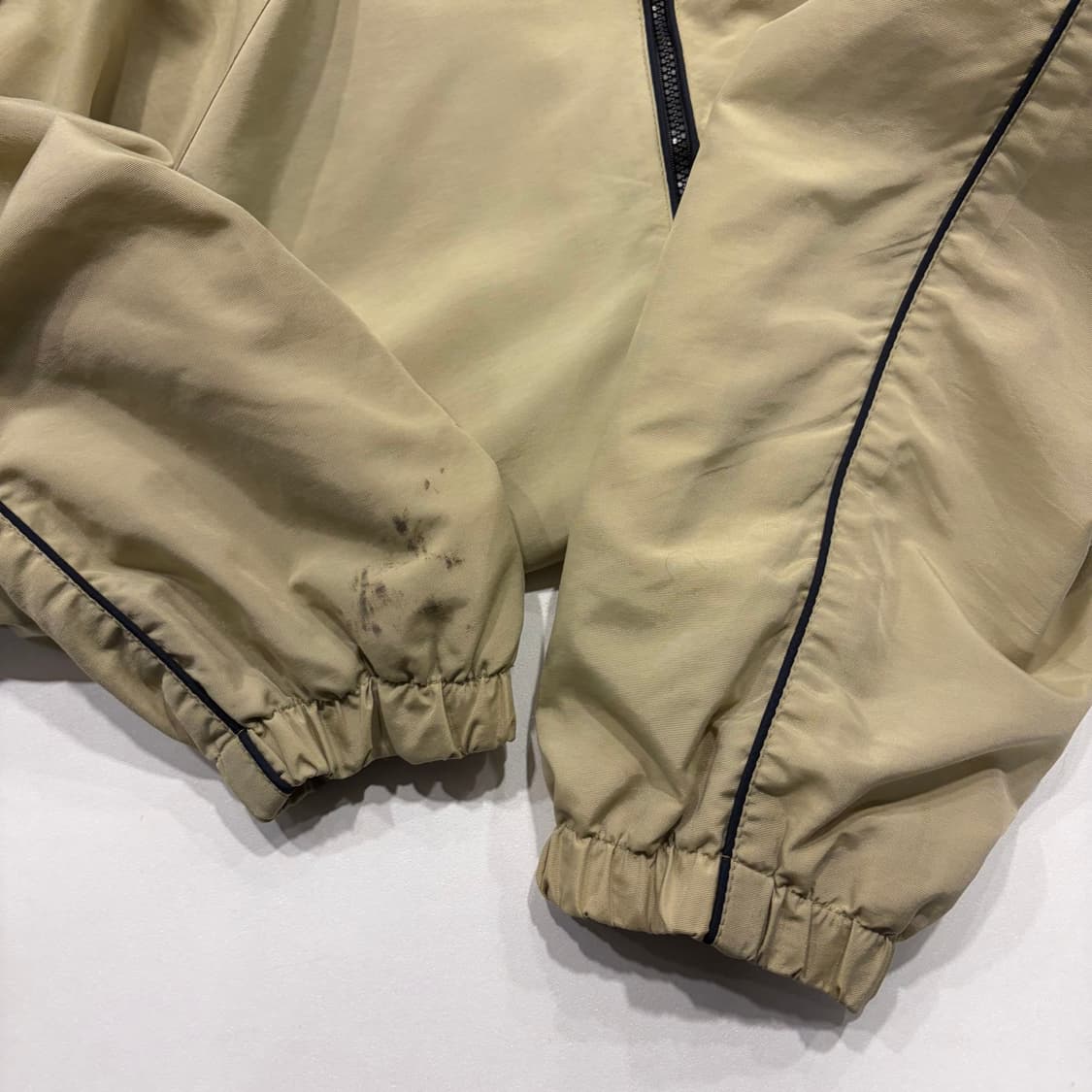[100] 올드 나이키 빅로고 바람막이 후드 자켓 베이지 C43 상품이미지9